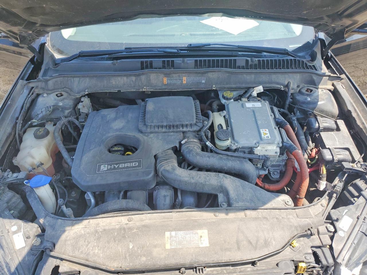 2013 Ford Fusion Se Hybrid Black vin: 3FA6P0LUXDR319700