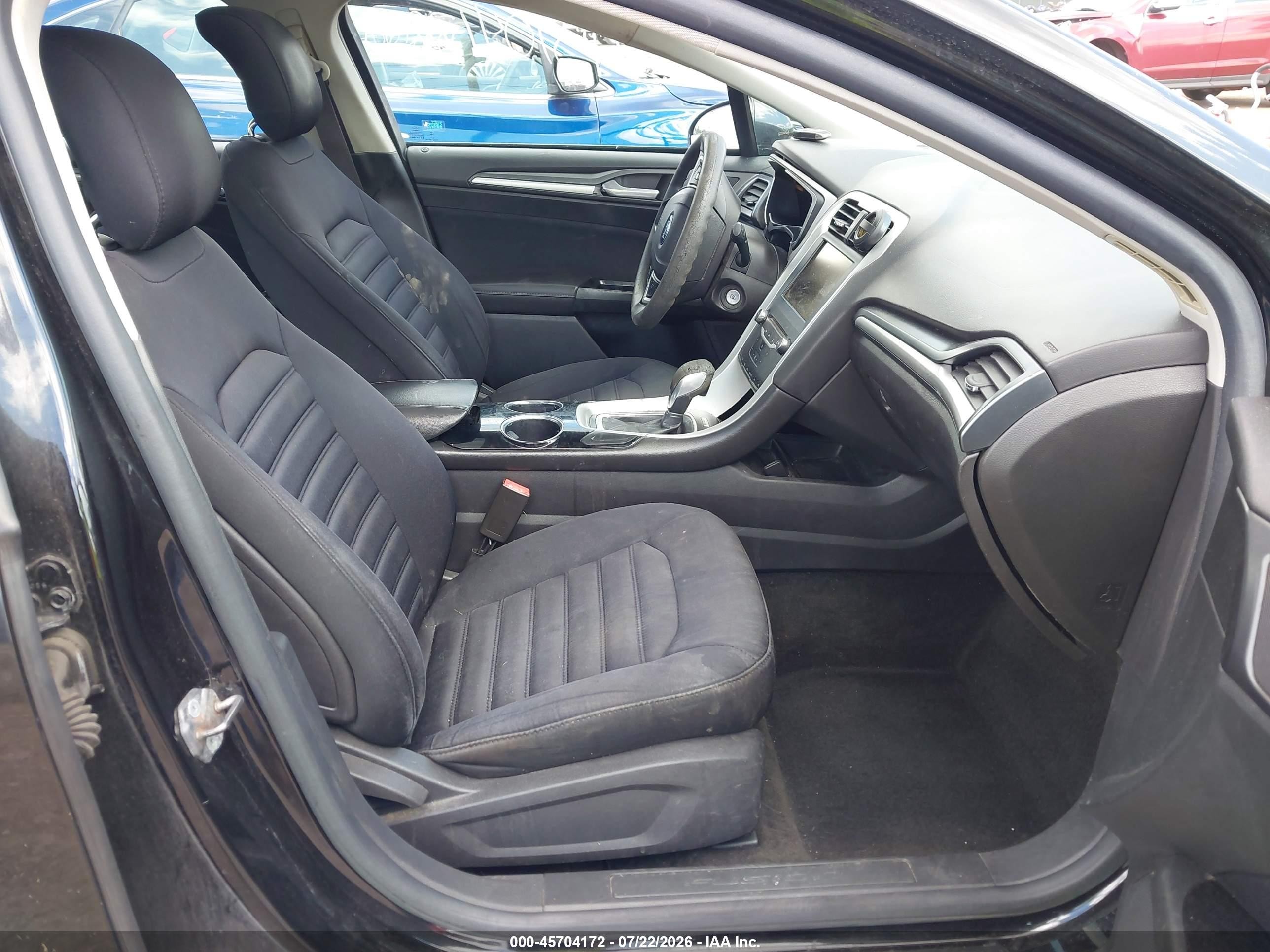 2013 Ford Fusion Hybrid Se Black vin: 3FA6P0LUXDR342362