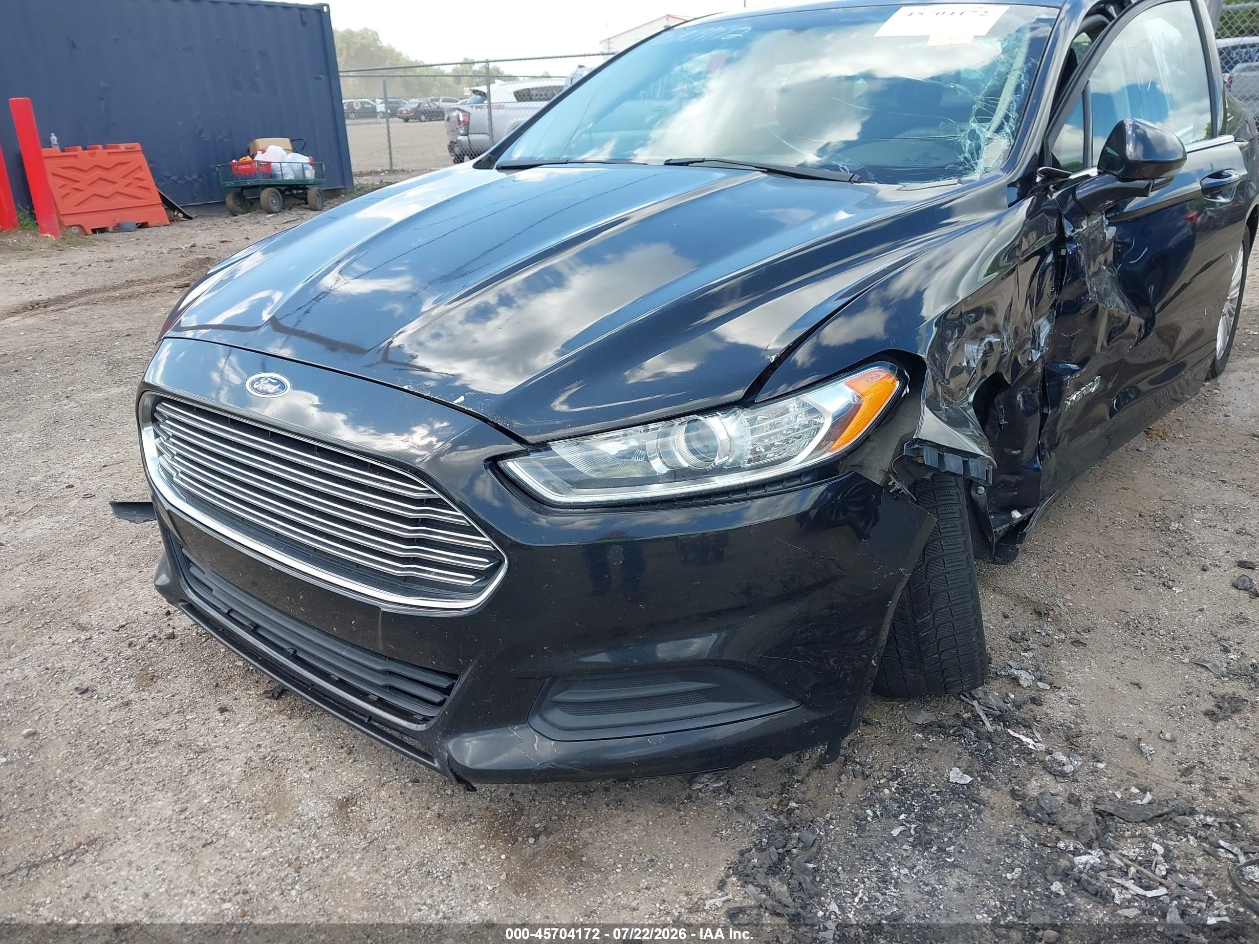 2013 Ford Fusion Hybrid Se Black vin: 3FA6P0LUXDR342362
