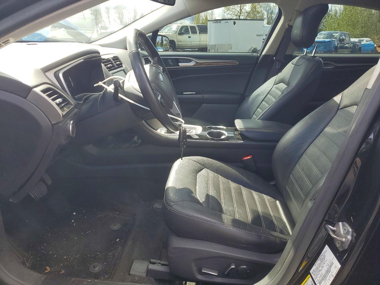 2013 Ford Fusion Se Hybrid Black vin: 3FA6P0LUXDR380089