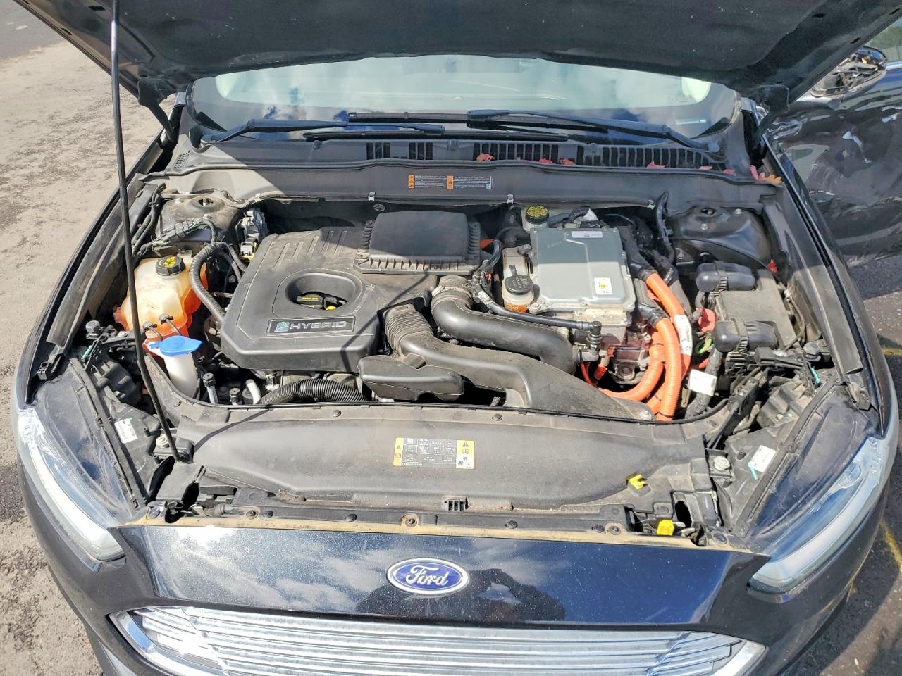 2013 Ford Fusion Se Hybrid Black vin: 3FA6P0LUXDR380089