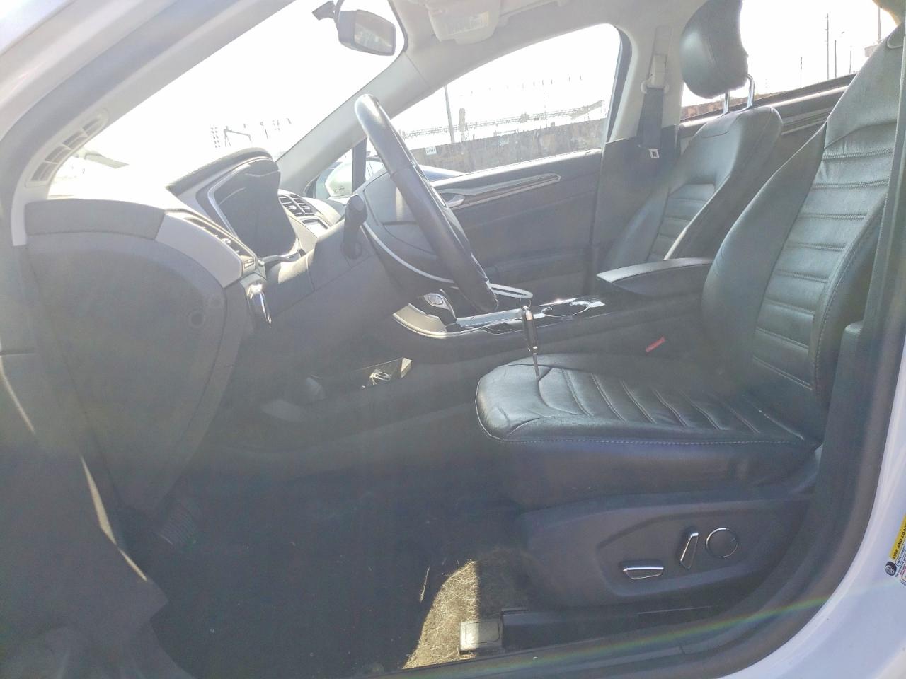 2014 Ford Fusion Se Hybrid White vin: 3FA6P0LUXER192173