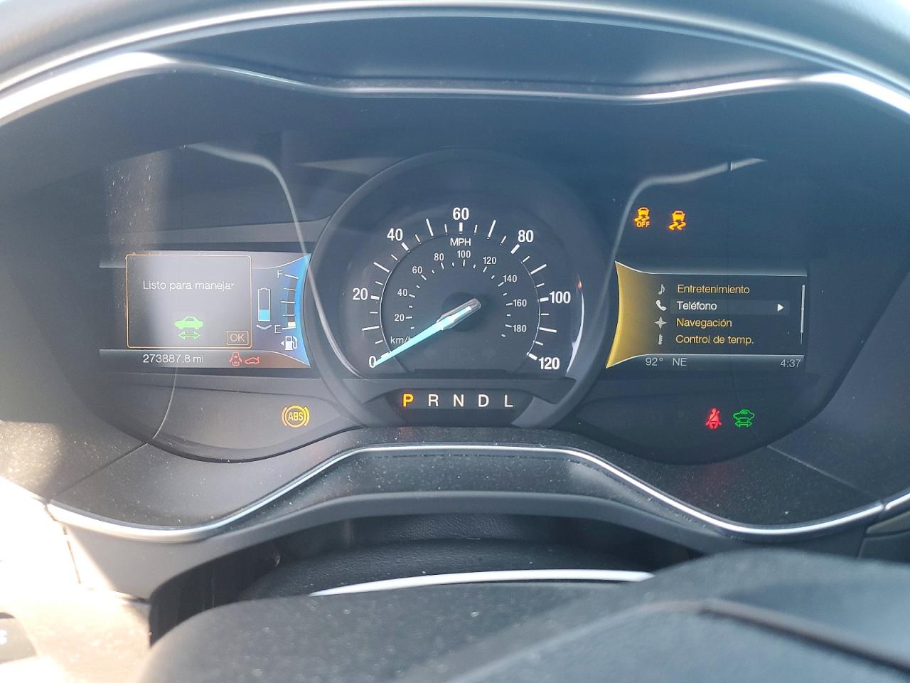 2014 Ford Fusion Se Hybrid Угольный vin: 3FA6P0LUXER195218