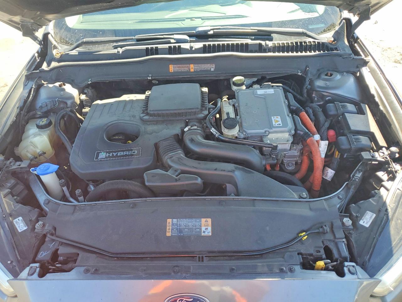 2014 Ford Fusion Se Hybrid Угольный vin: 3FA6P0LUXER195218