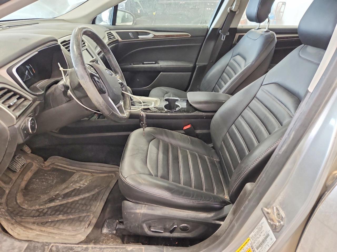 2014 Ford Fusion Hybrid Silver vin: 3FA6P0LUXER247494