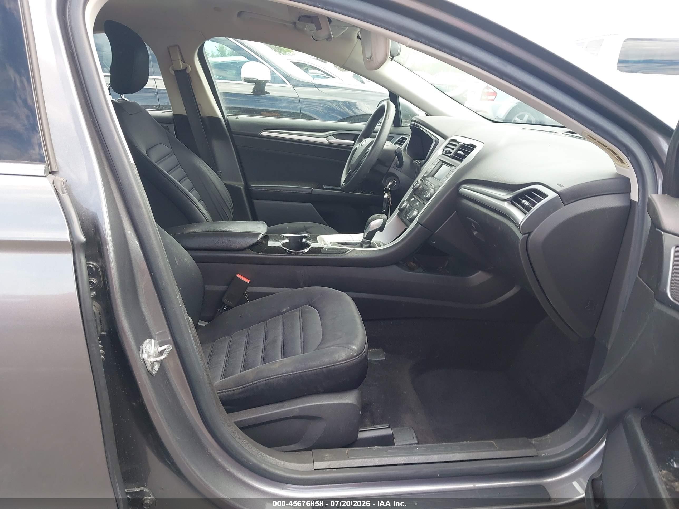 2014 Ford Fusion Hybrid Se Gray vin: 3FA6P0LUXER366324