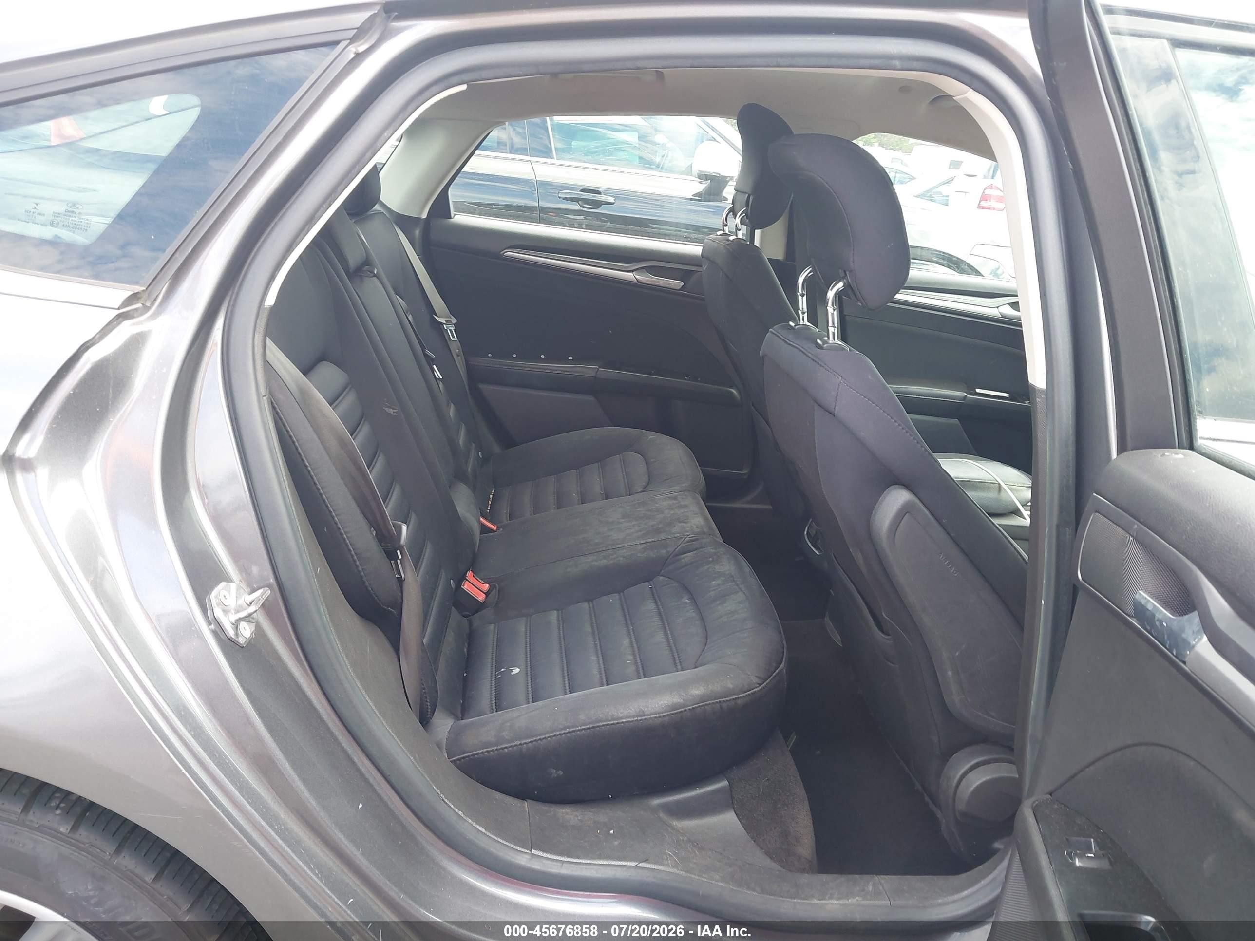 2014 Ford Fusion Hybrid Se Gray vin: 3FA6P0LUXER366324