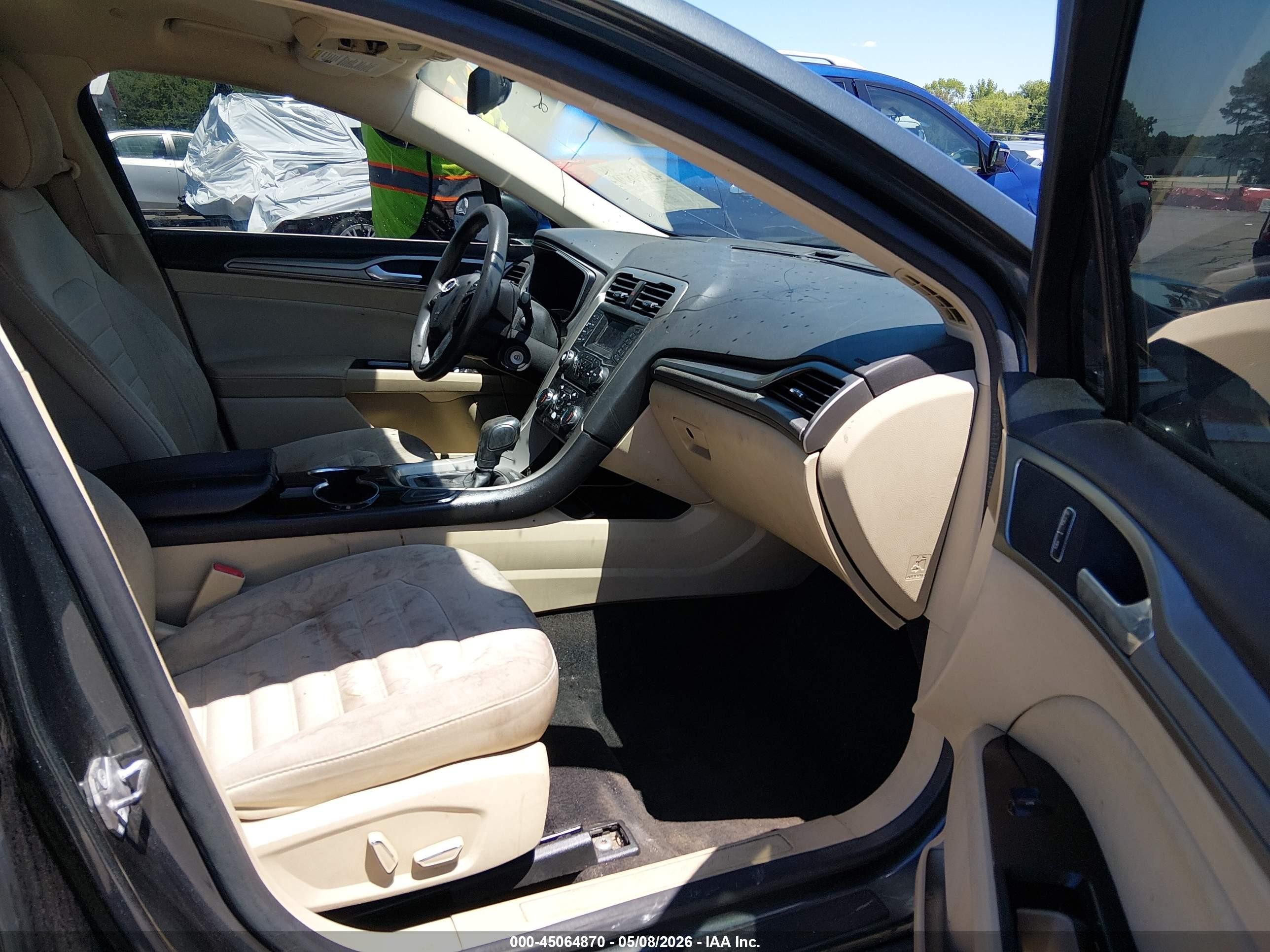 2015 Ford Fusion Hybrid Se Gray vin: 3FA6P0LUXFR131505