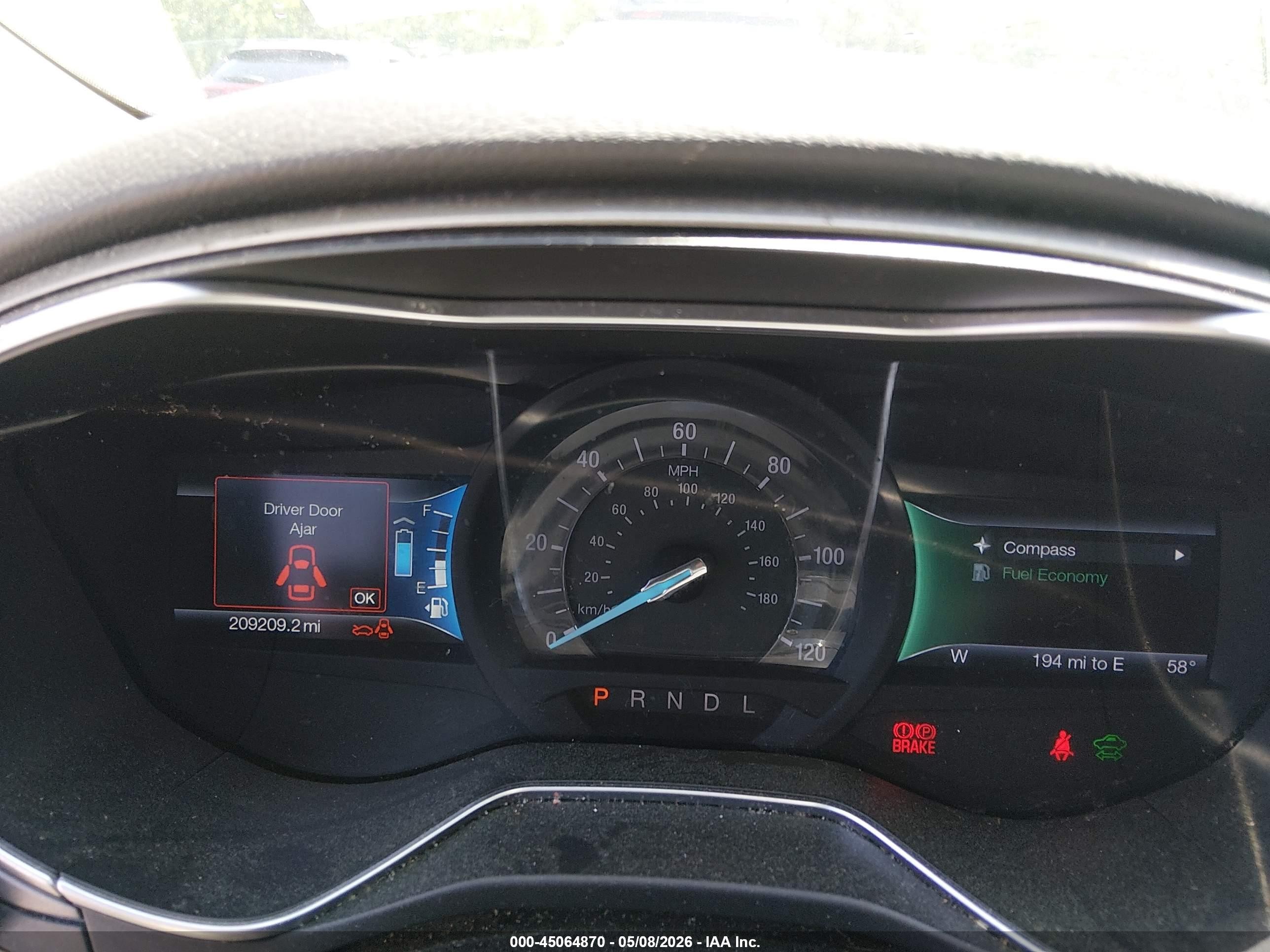 2015 Ford Fusion Hybrid Se Gray vin: 3FA6P0LUXFR131505