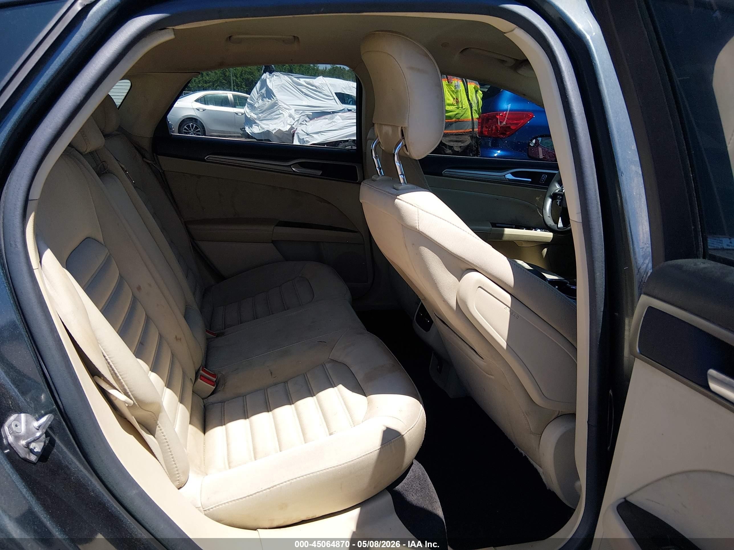 2015 Ford Fusion Hybrid Se Gray vin: 3FA6P0LUXFR131505