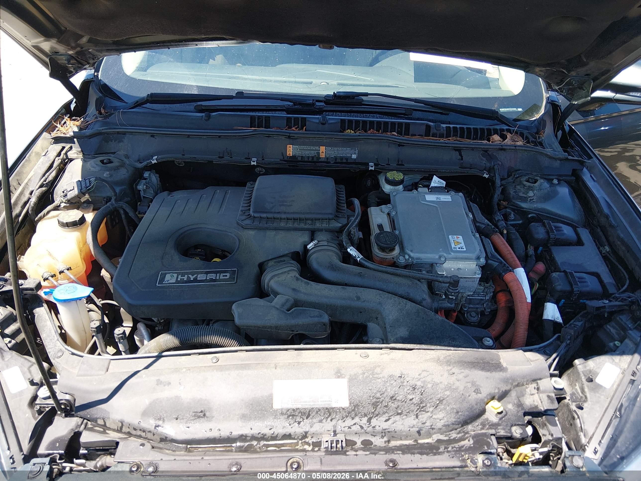 2015 Ford Fusion Hybrid Se Gray vin: 3FA6P0LUXFR131505