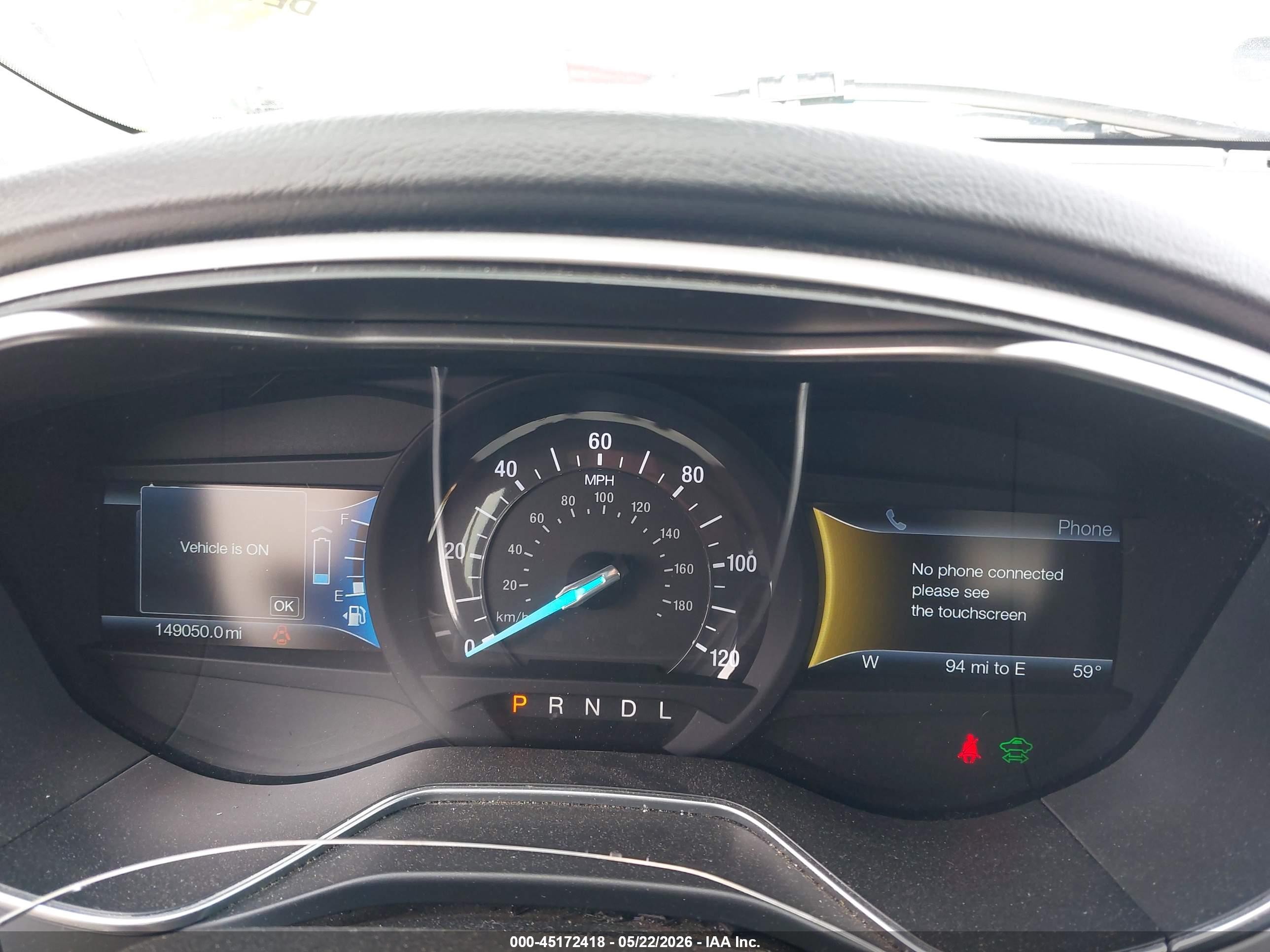 2015 Ford Fusion Hybrid Se Green vin: 3FA6P0LUXFR221995