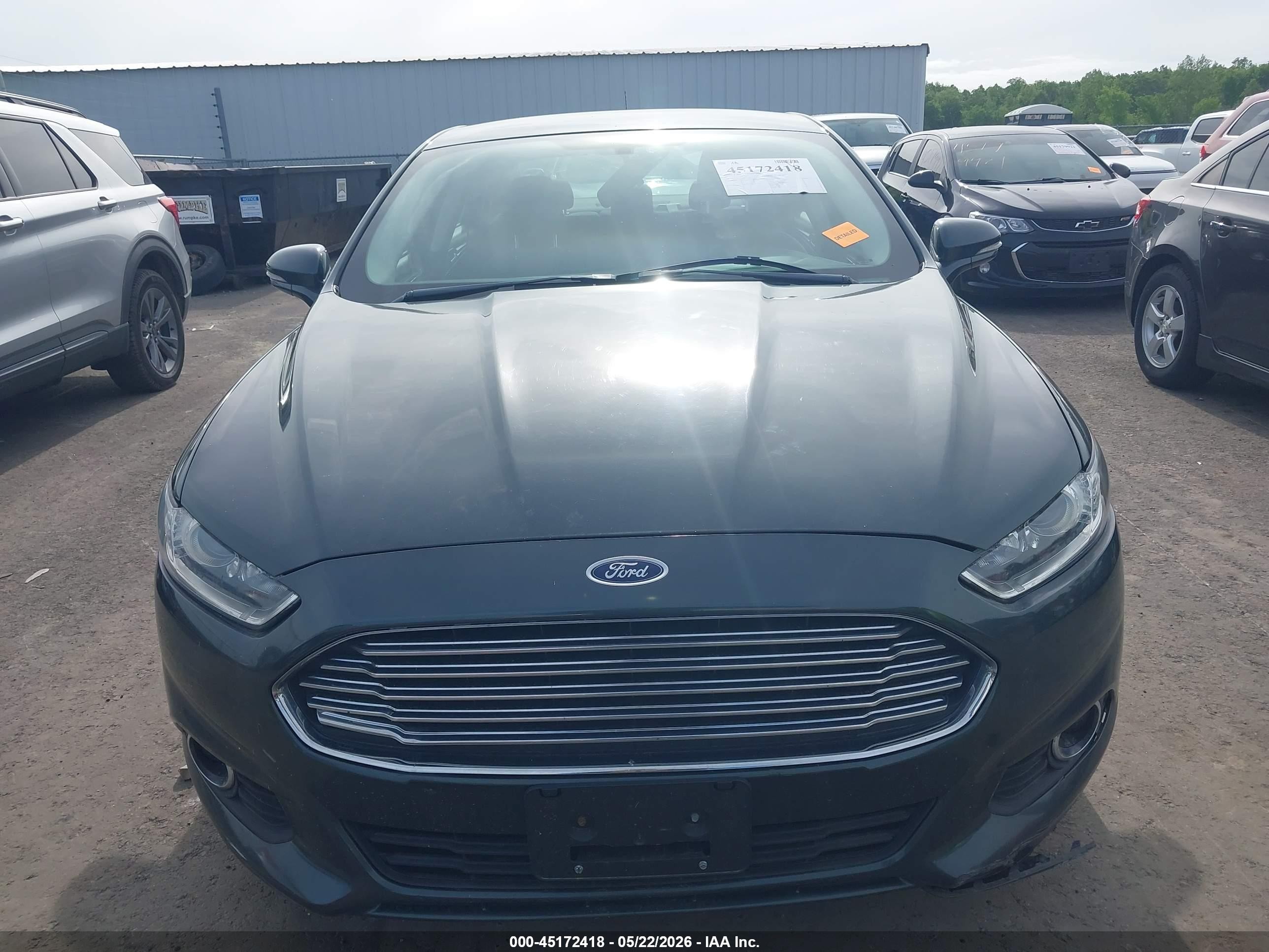 2015 Ford Fusion Hybrid Se Green vin: 3FA6P0LUXFR221995