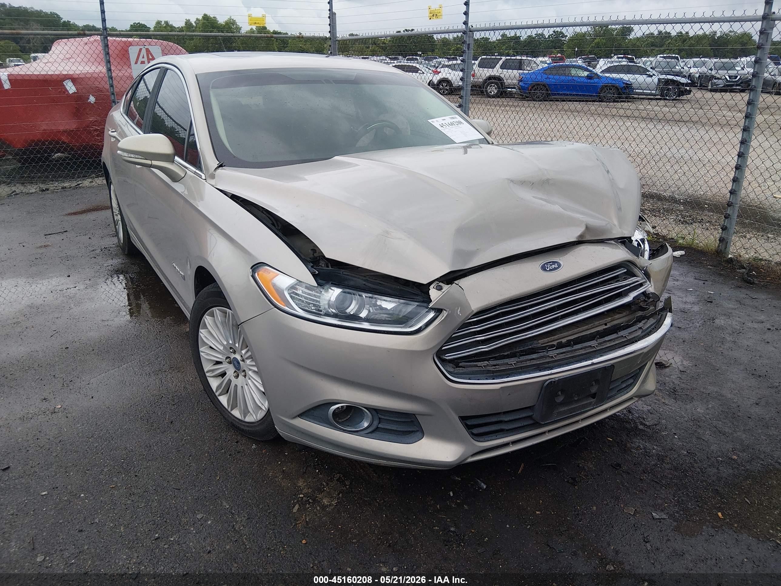 2015 Ford Fusion Hybrid Se Gold vin: 3FA6P0LUXFR263499