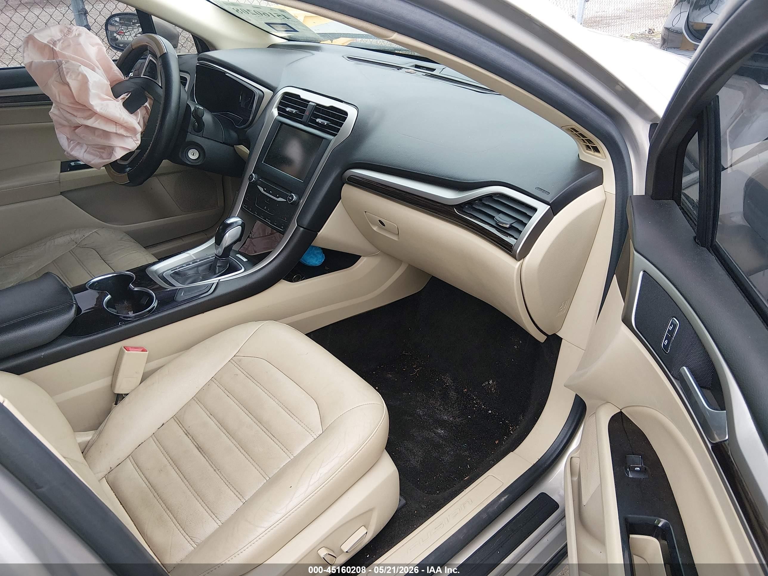 2015 Ford Fusion Hybrid Se Gold vin: 3FA6P0LUXFR263499