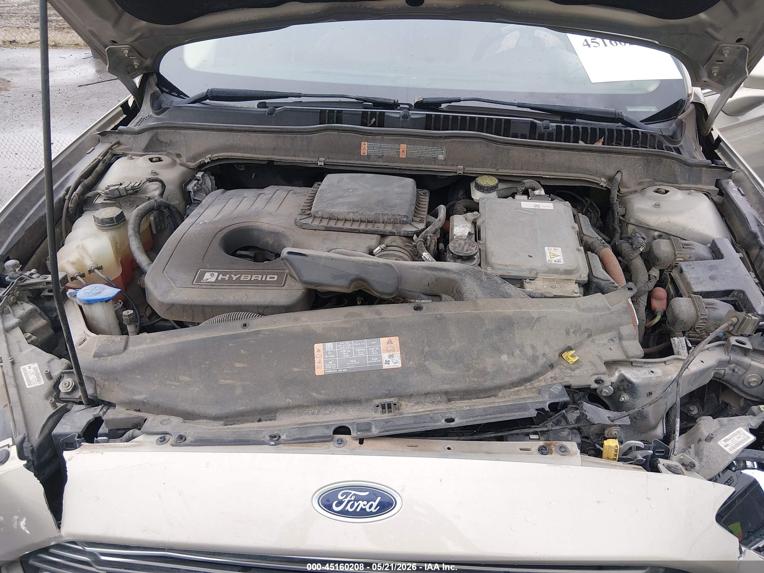 2015 Ford Fusion Hybrid Se Gold vin: 3FA6P0LUXFR263499