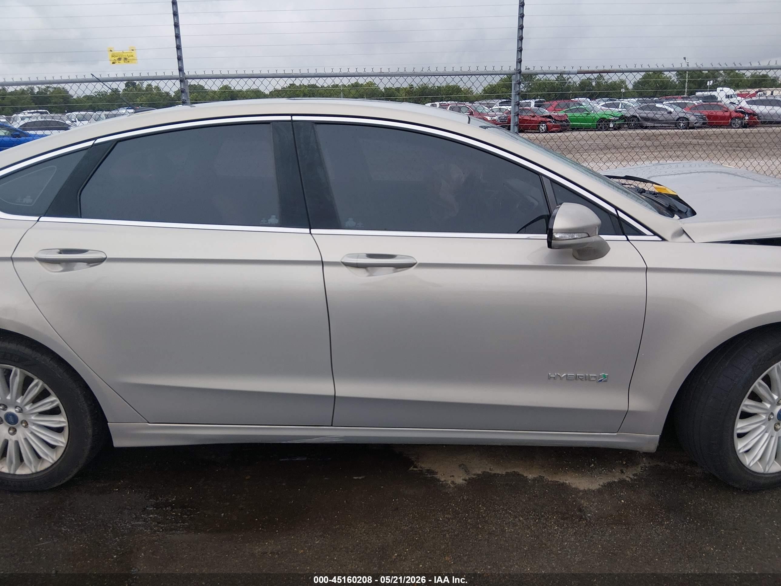 2015 Ford Fusion Hybrid Se Gold vin: 3FA6P0LUXFR263499