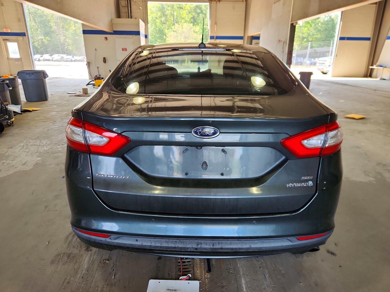 2015 Ford Fusion Se Hybrid Gray vin: 3FA6P0LUXFR296700