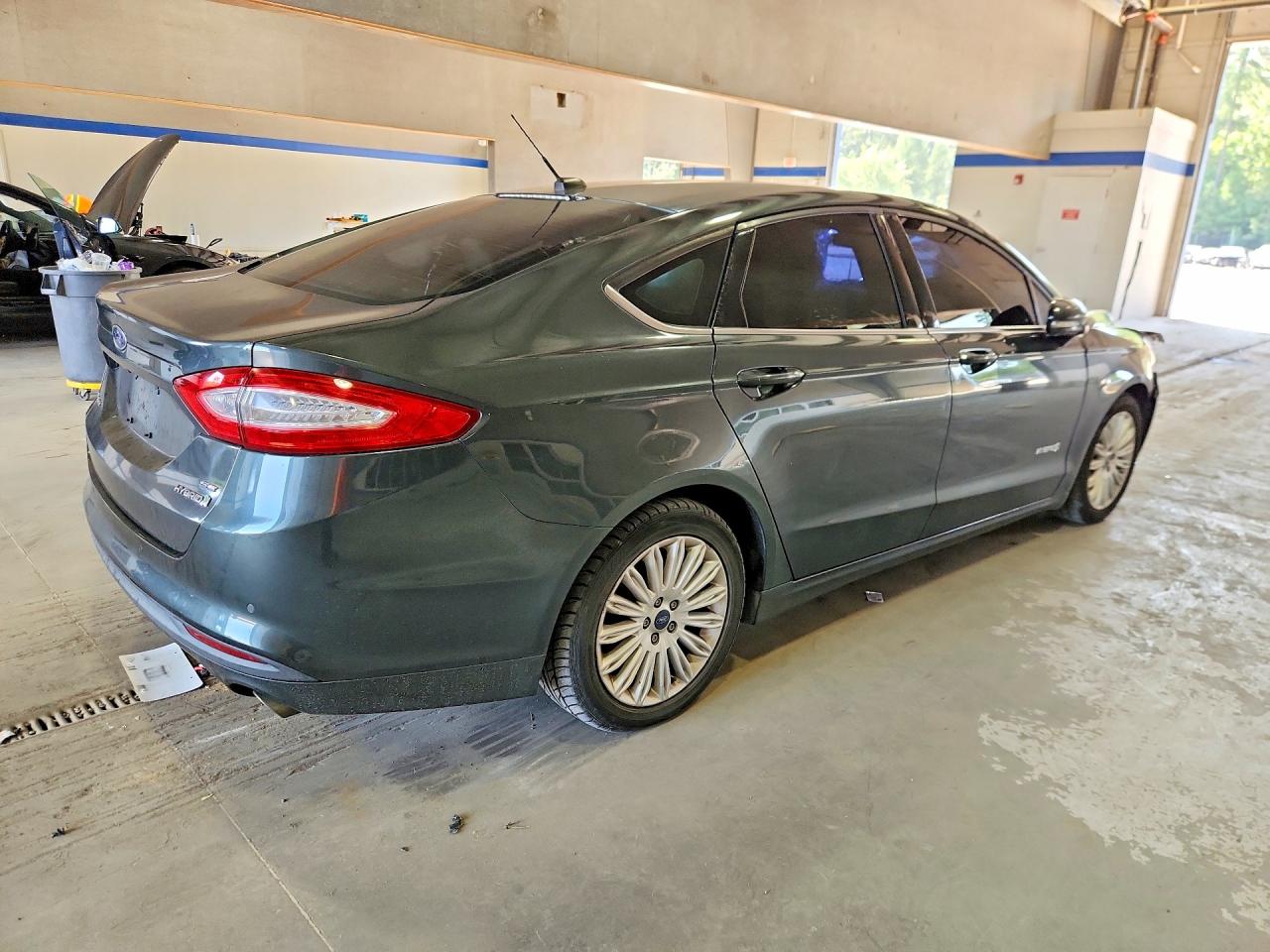 2015 Ford Fusion Se Hybrid Gray vin: 3FA6P0LUXFR296700