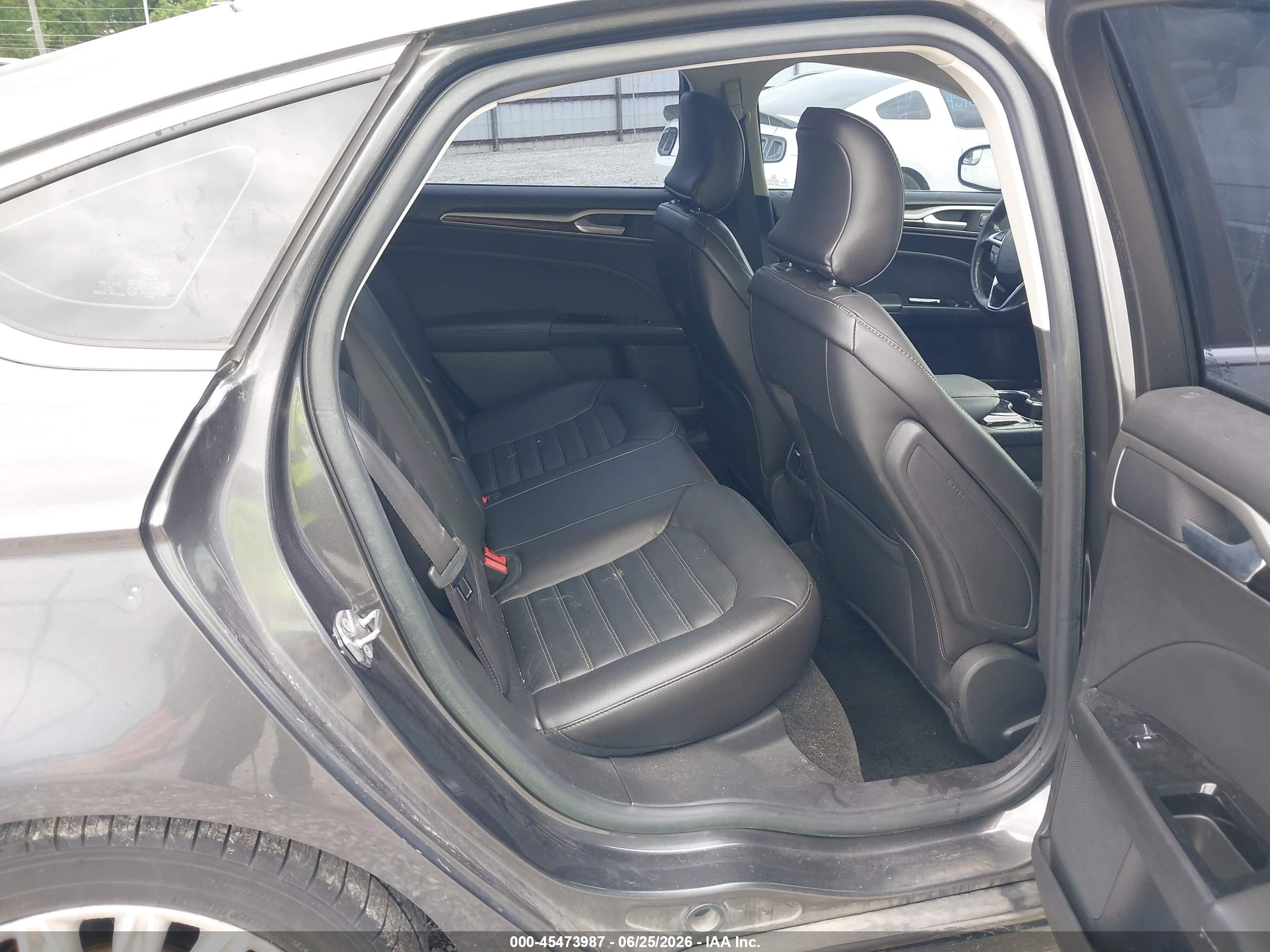 2015 Ford Fusion Hybrid Se Gray vin: 3FA6P0LUXFR300194