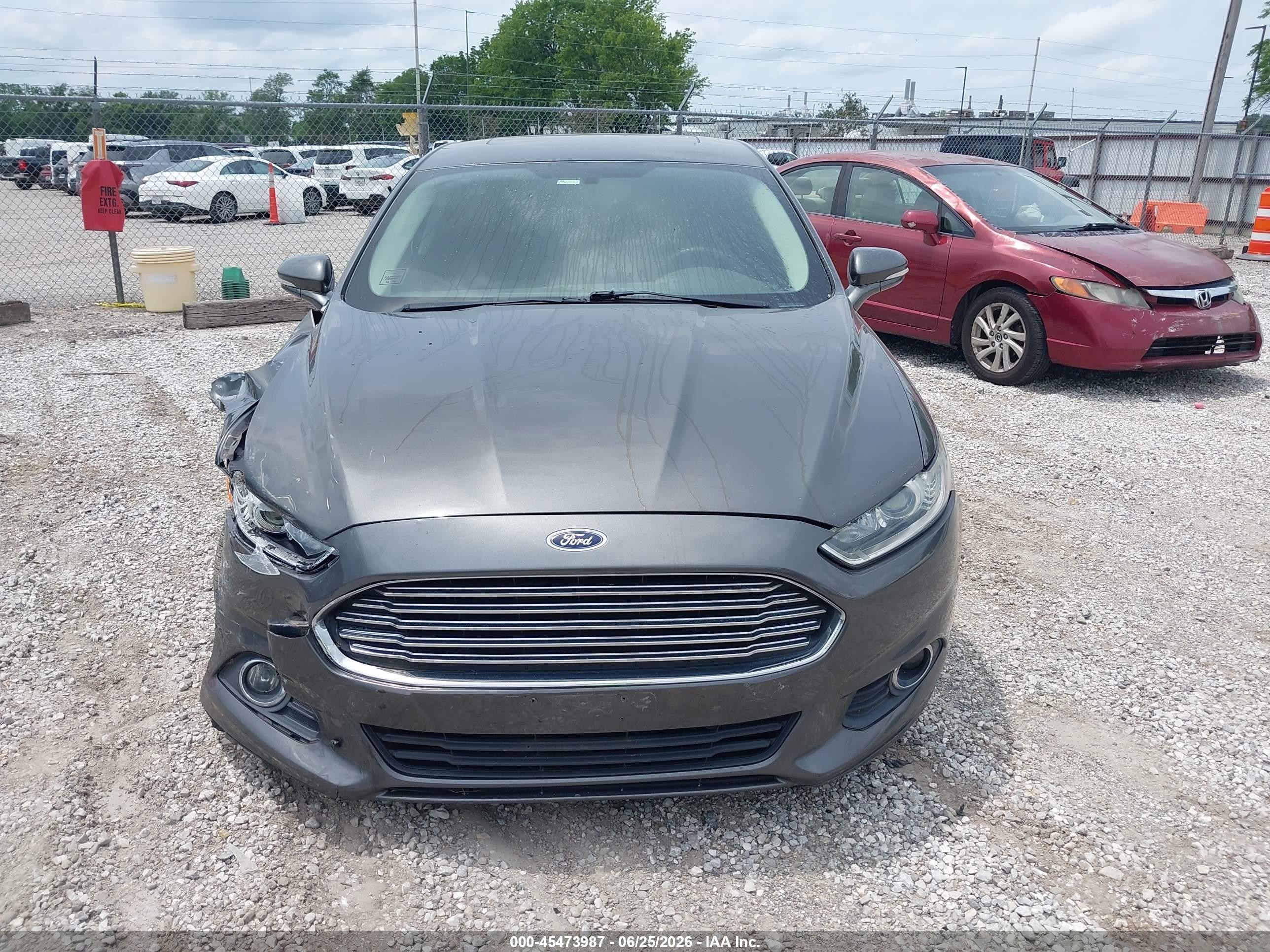 2015 Ford Fusion Hybrid Se Gray vin: 3FA6P0LUXFR300194