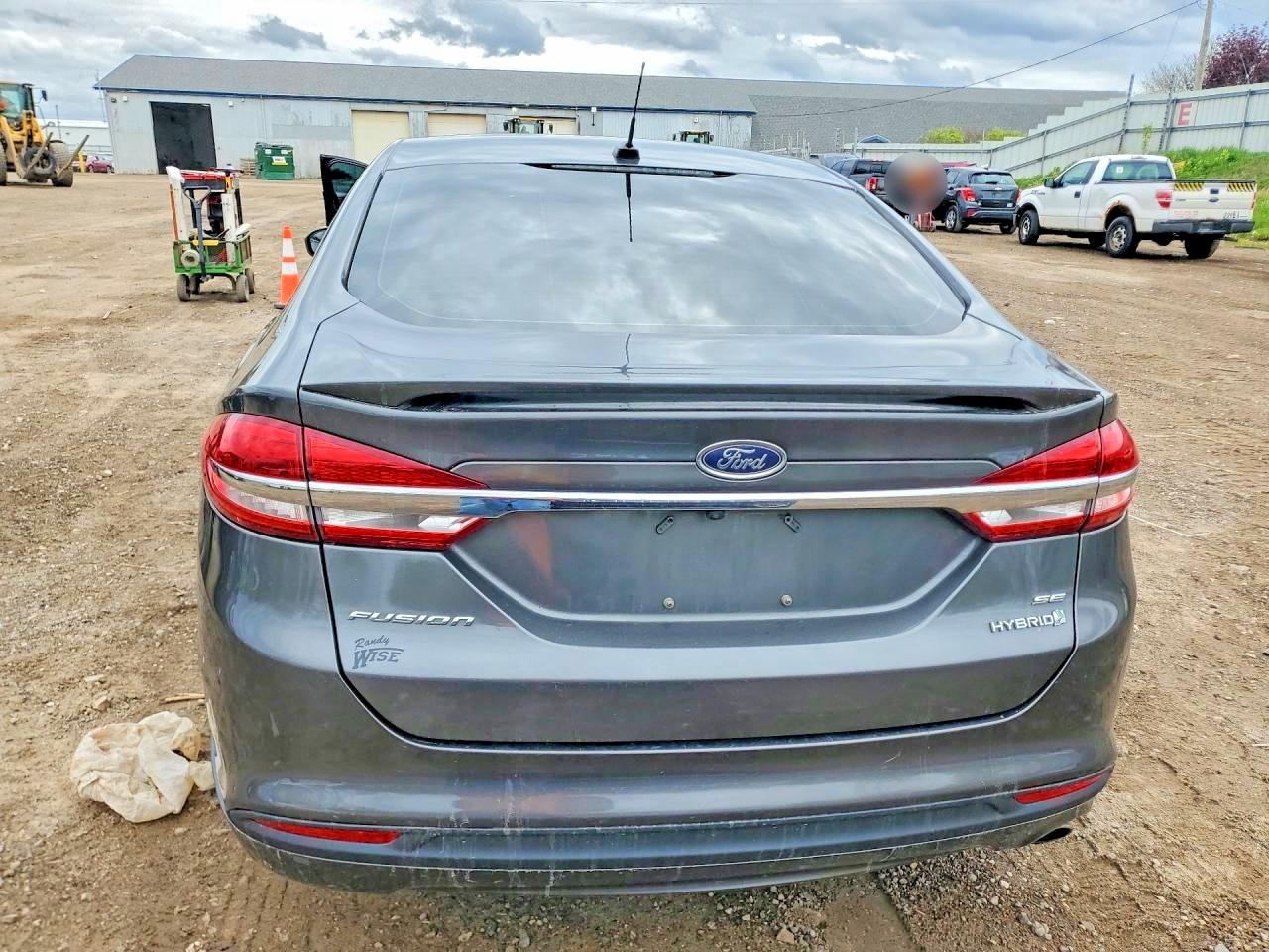2017 Ford Fusion Se Hybrid Gray vin: 3FA6P0LUXHR190928