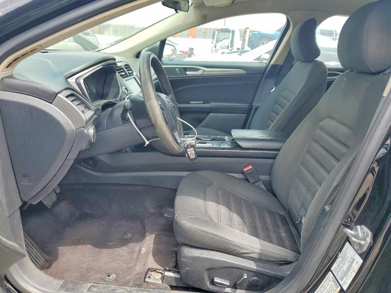 2017 Ford Fusion Se Hybrid Black vin: 3FA6P0LUXHR258015