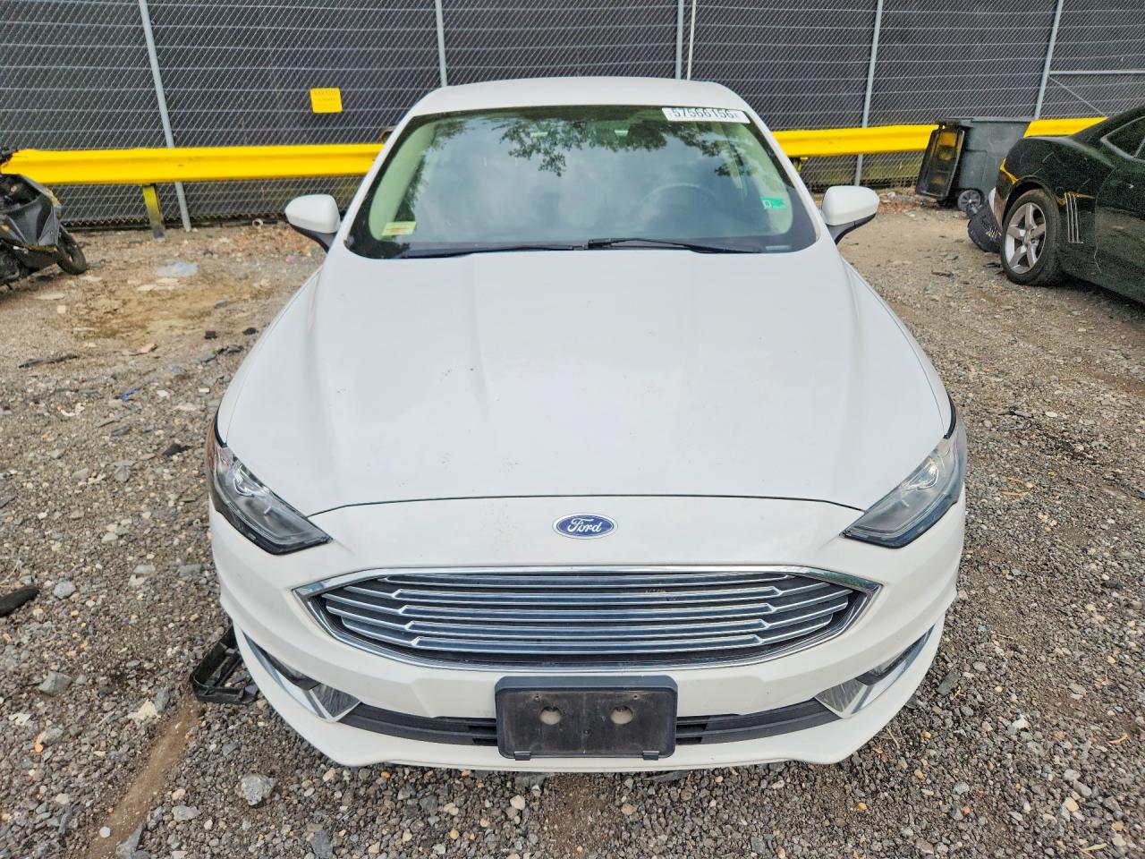 2017 Ford Fusion Se Hybrid White vin: 3FA6P0LUXHR357224