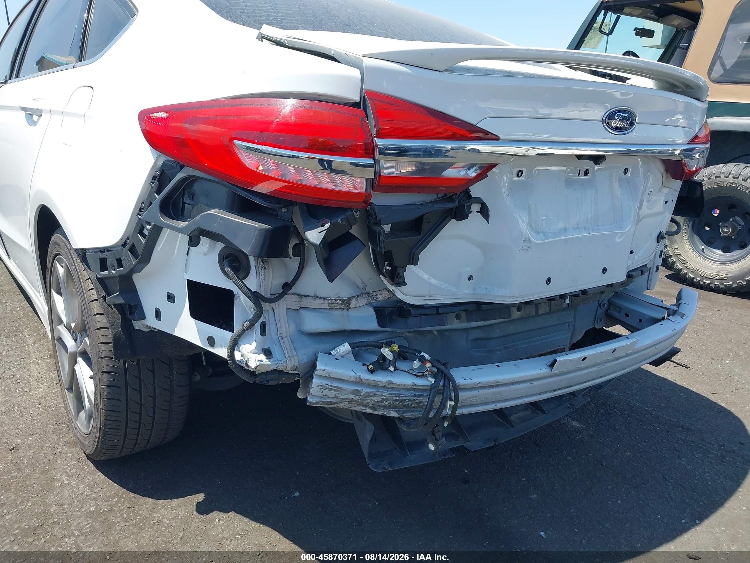 2017 Ford Fusion Hybrid Se White vin: 3FA6P0LUXHR408043