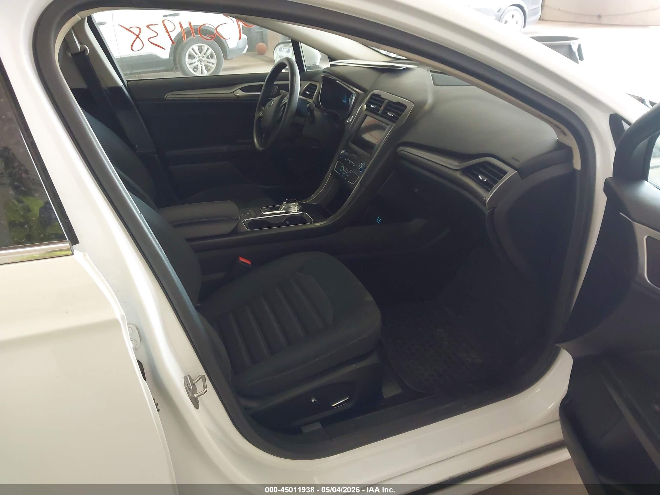 2019 Ford Fusion Hybrid Se White vin: 3FA6P0LUXKR188054