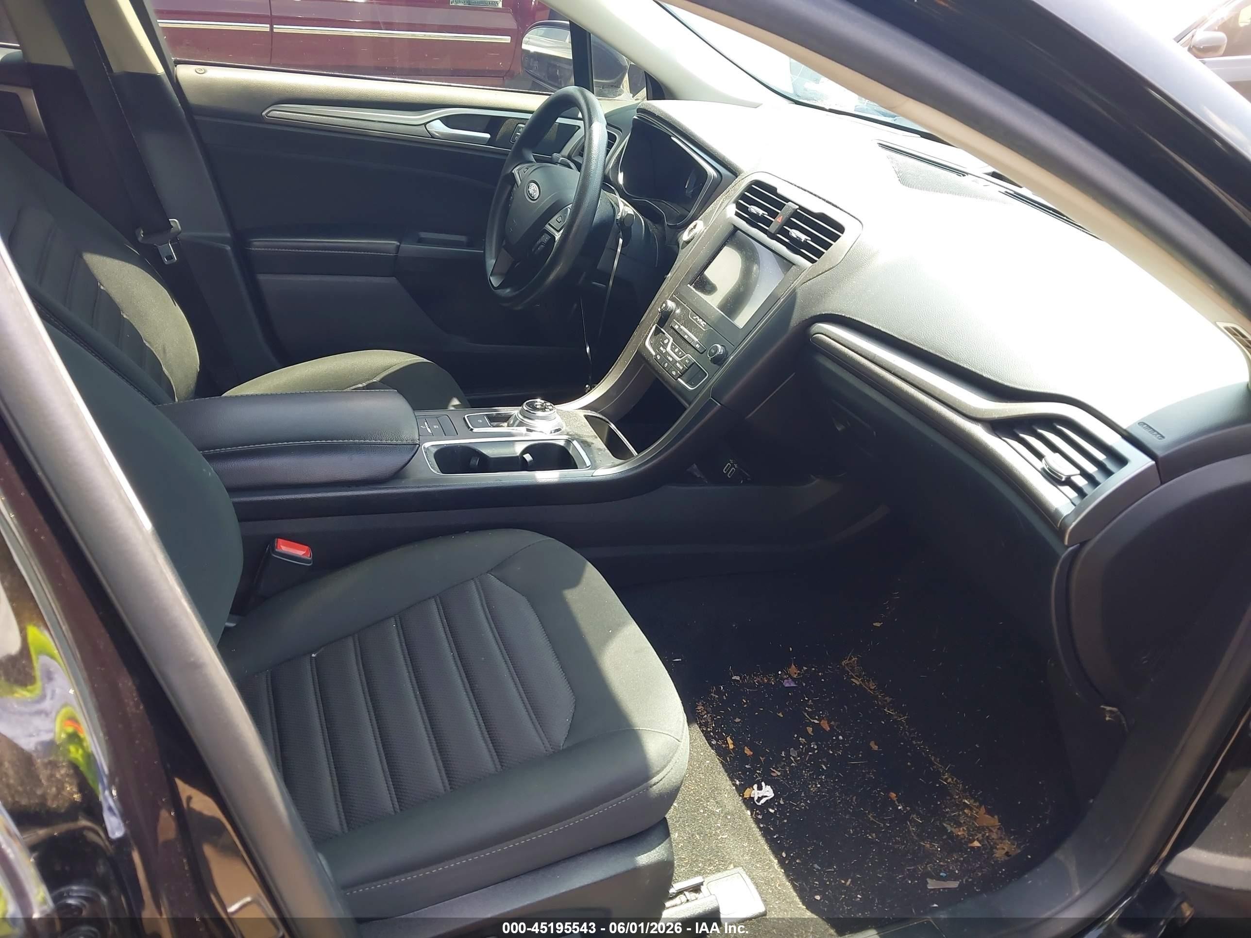 2019 Ford Fusion Hybrid Se Black vin: 3FA6P0LUXKR234417
