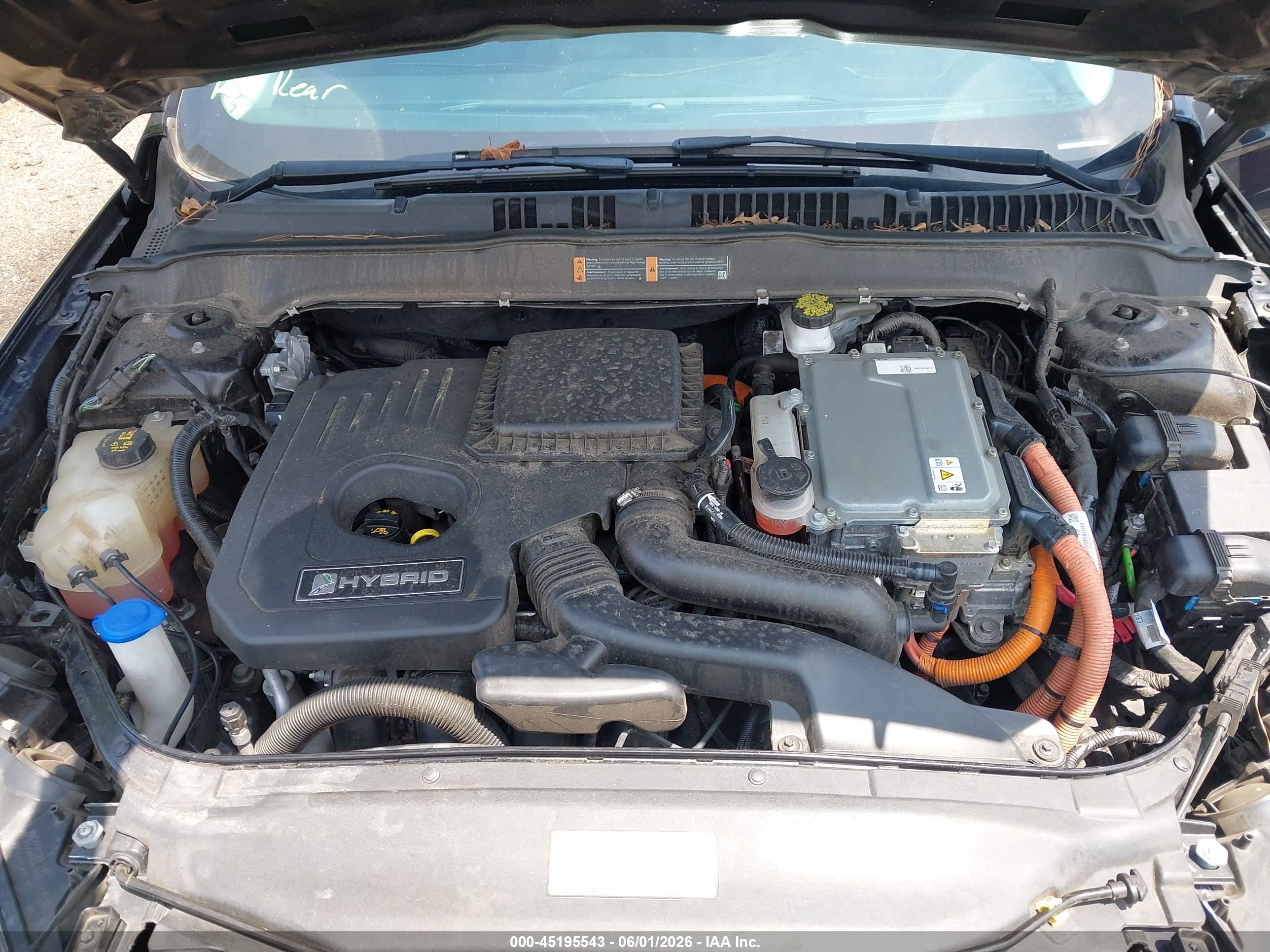 2019 Ford Fusion Hybrid Se Black vin: 3FA6P0LUXKR234417