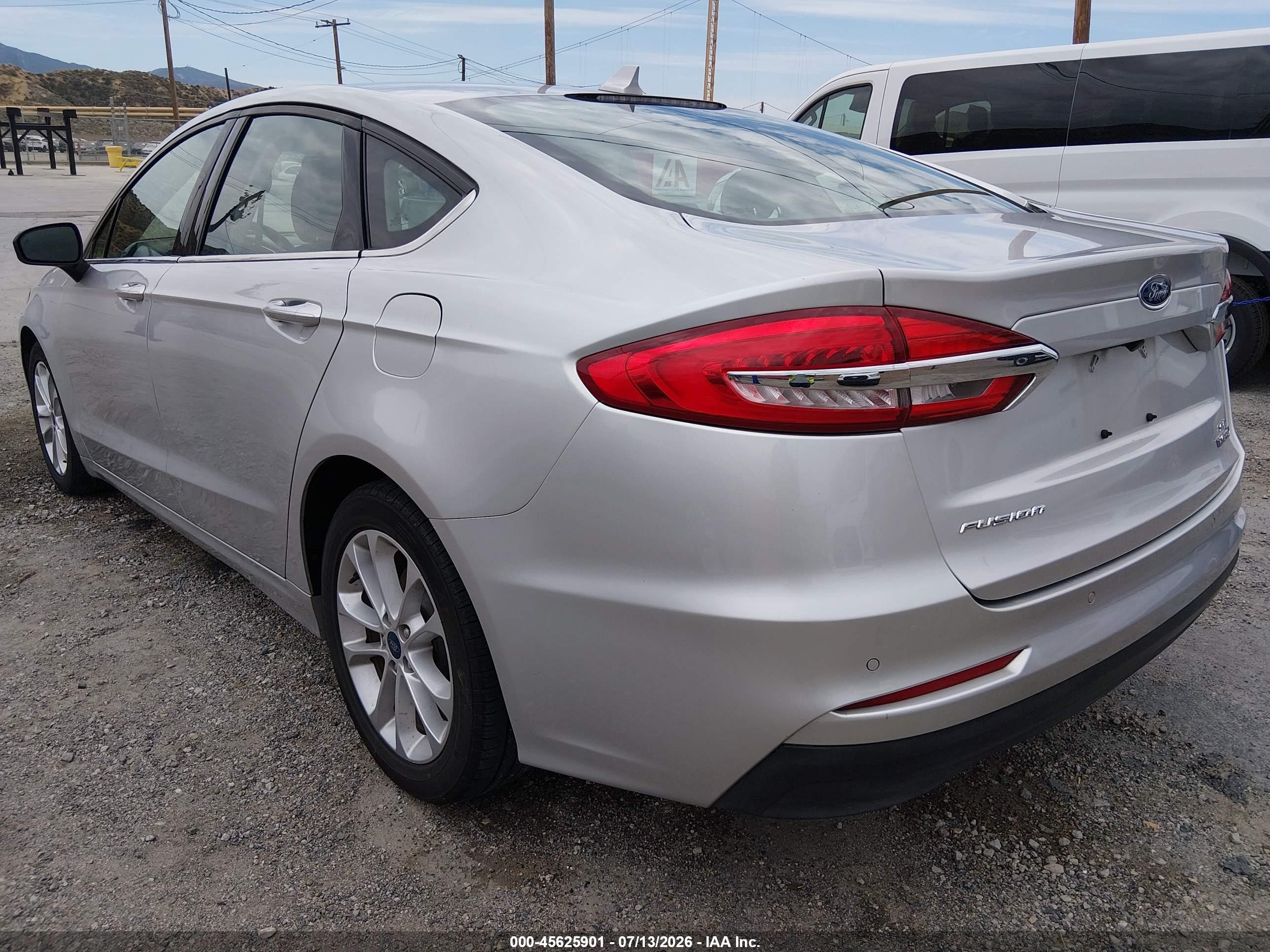 2019 Ford Fusion Hybrid Se Silver vin: 3FA6P0LUXKR274657