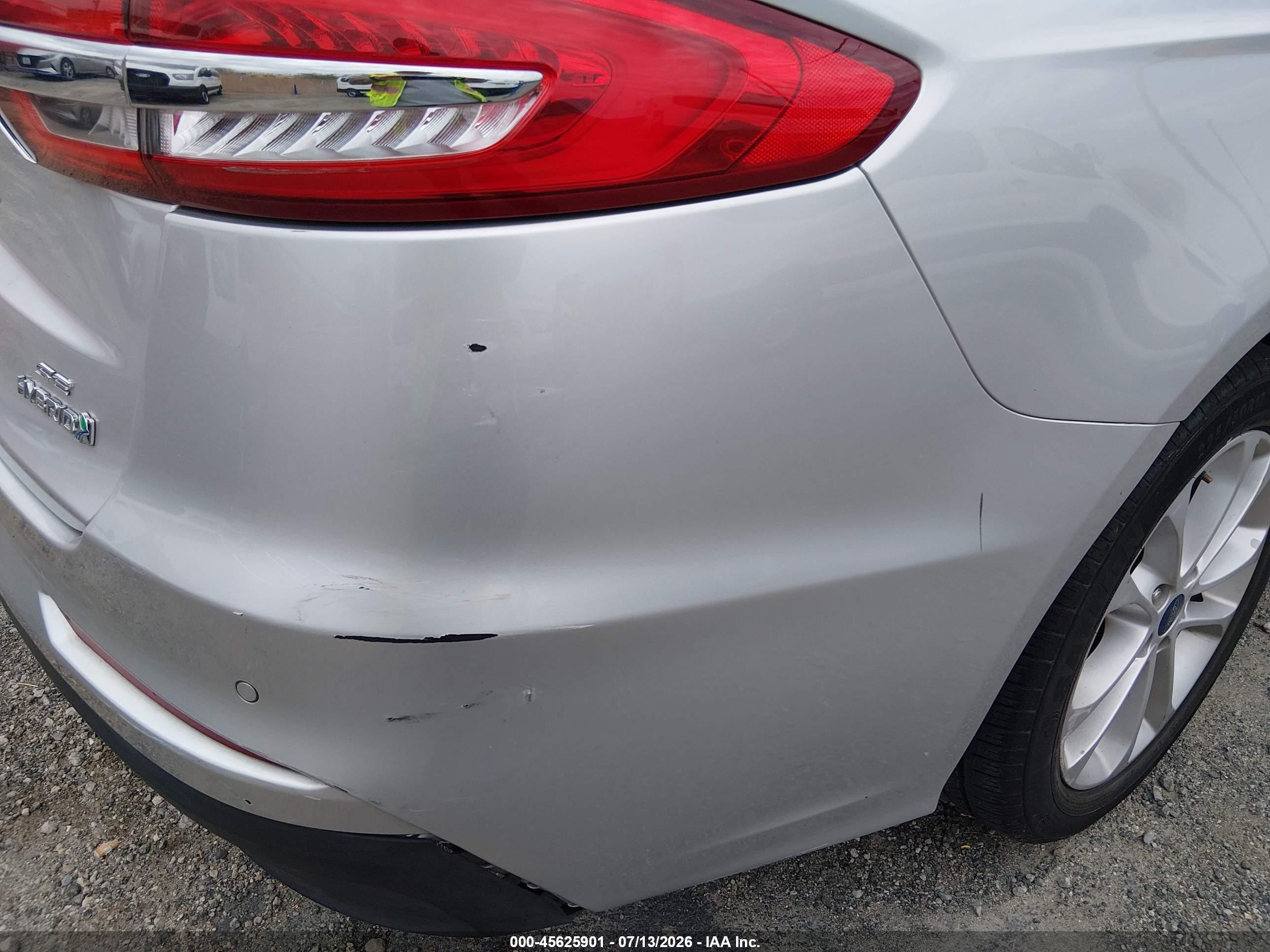 2019 Ford Fusion Hybrid Se Silver vin: 3FA6P0LUXKR274657