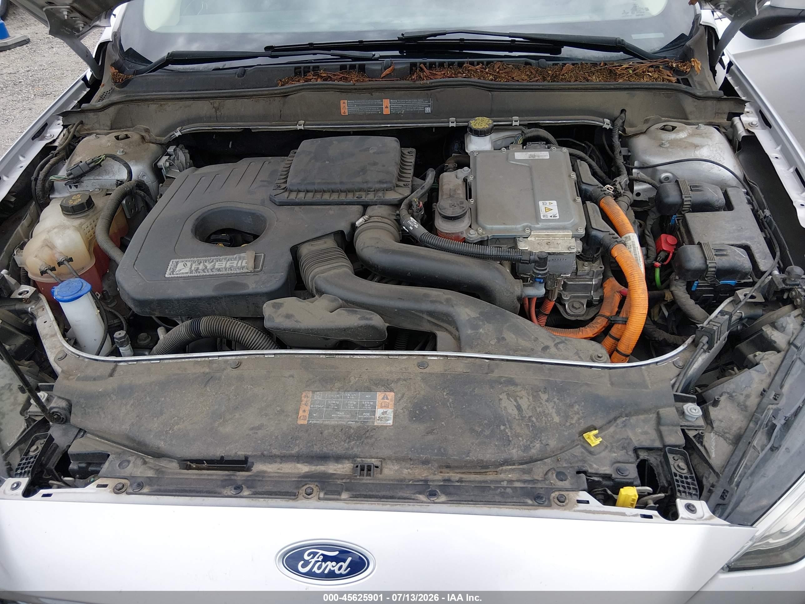 2019 Ford Fusion Hybrid Se Silver vin: 3FA6P0LUXKR274657