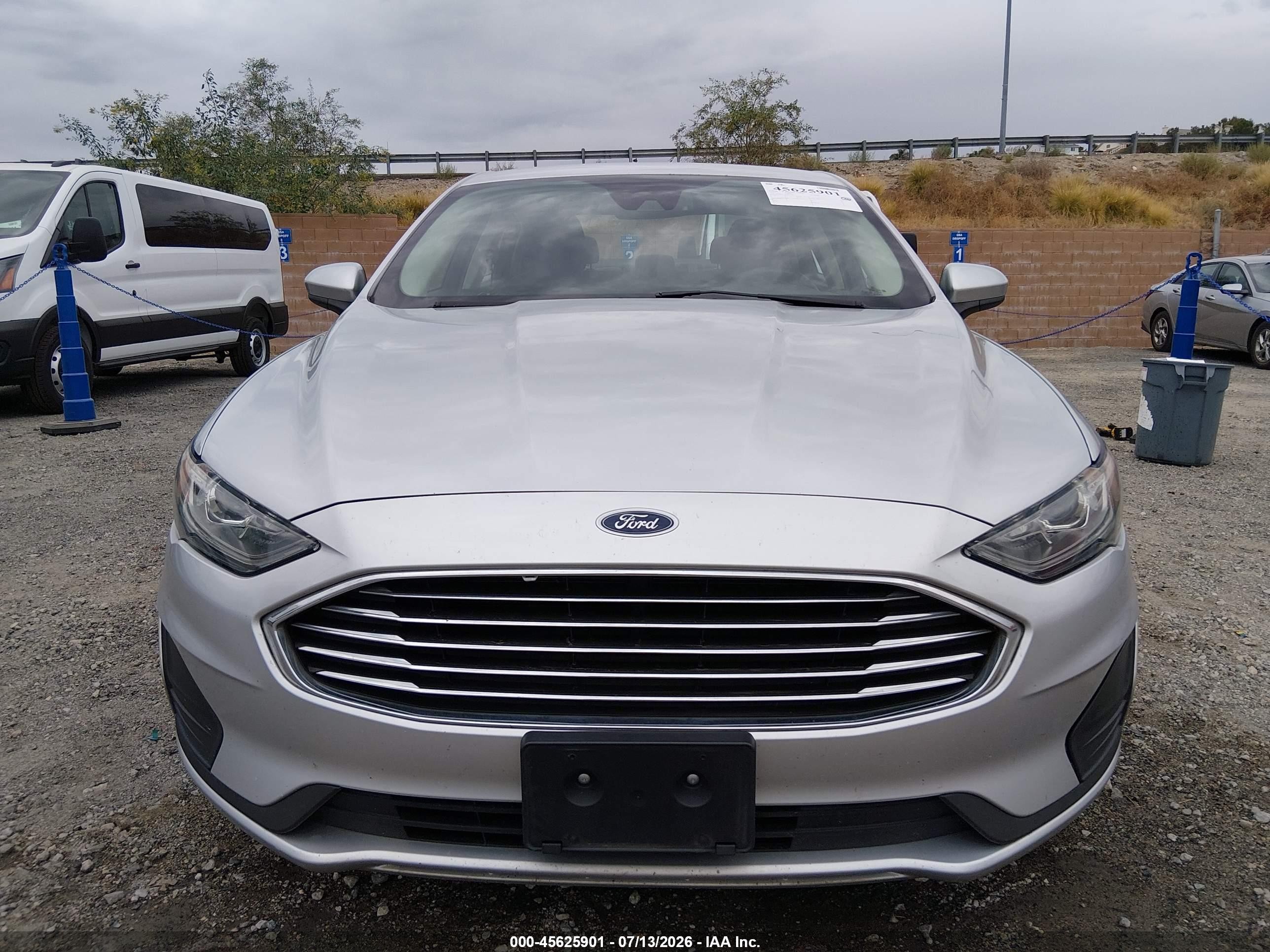 2019 Ford Fusion Hybrid Se Silver vin: 3FA6P0LUXKR274657