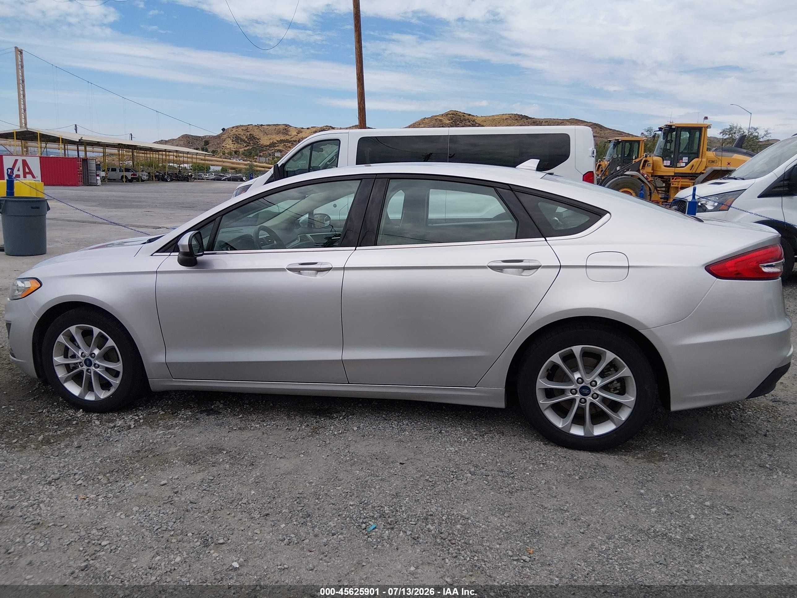 2019 Ford Fusion Hybrid Se Silver vin: 3FA6P0LUXKR274657