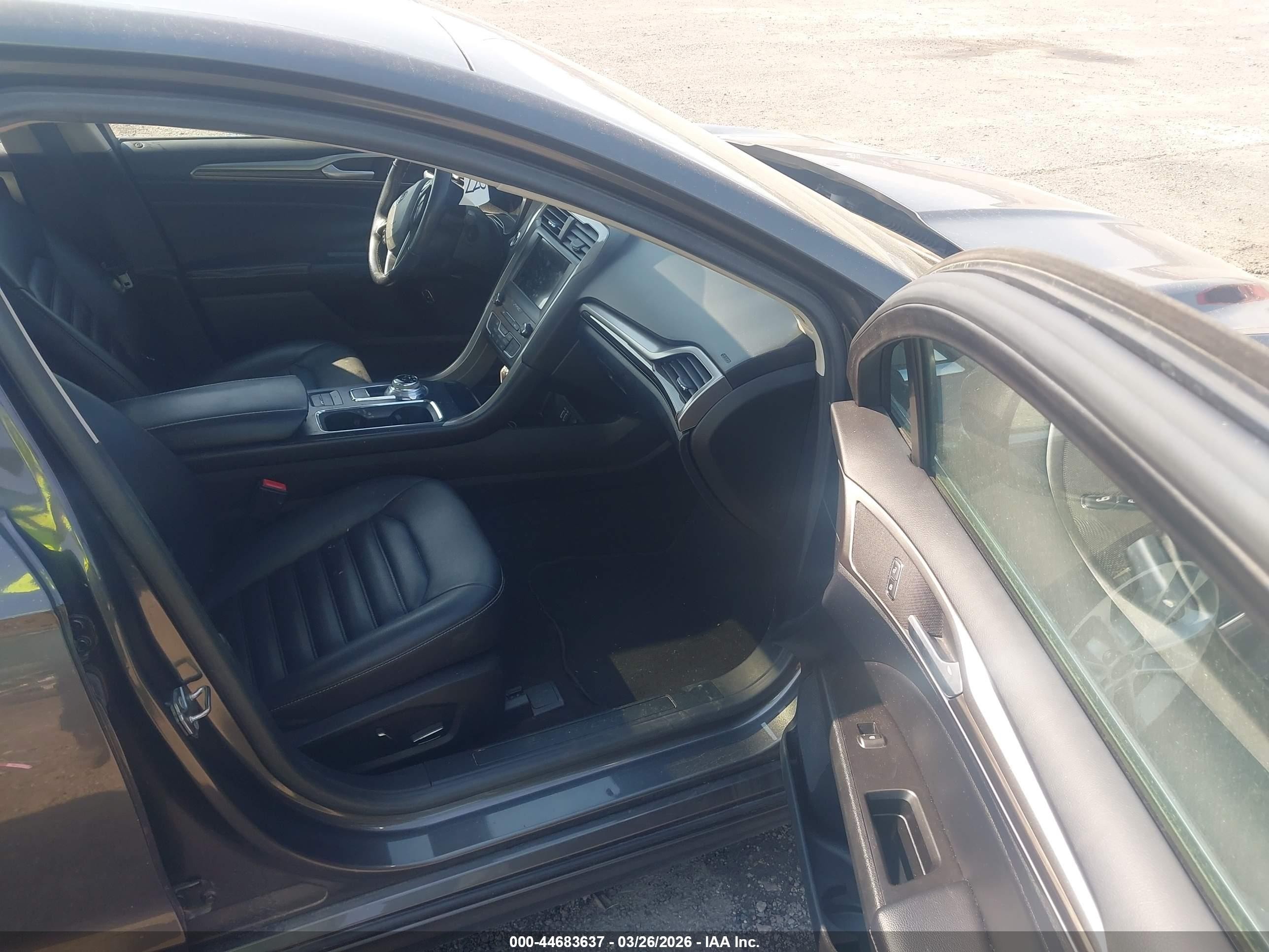 2019 Ford Fusion Hybrid Sel Gray vin: 3FA6P0MU8KR194868