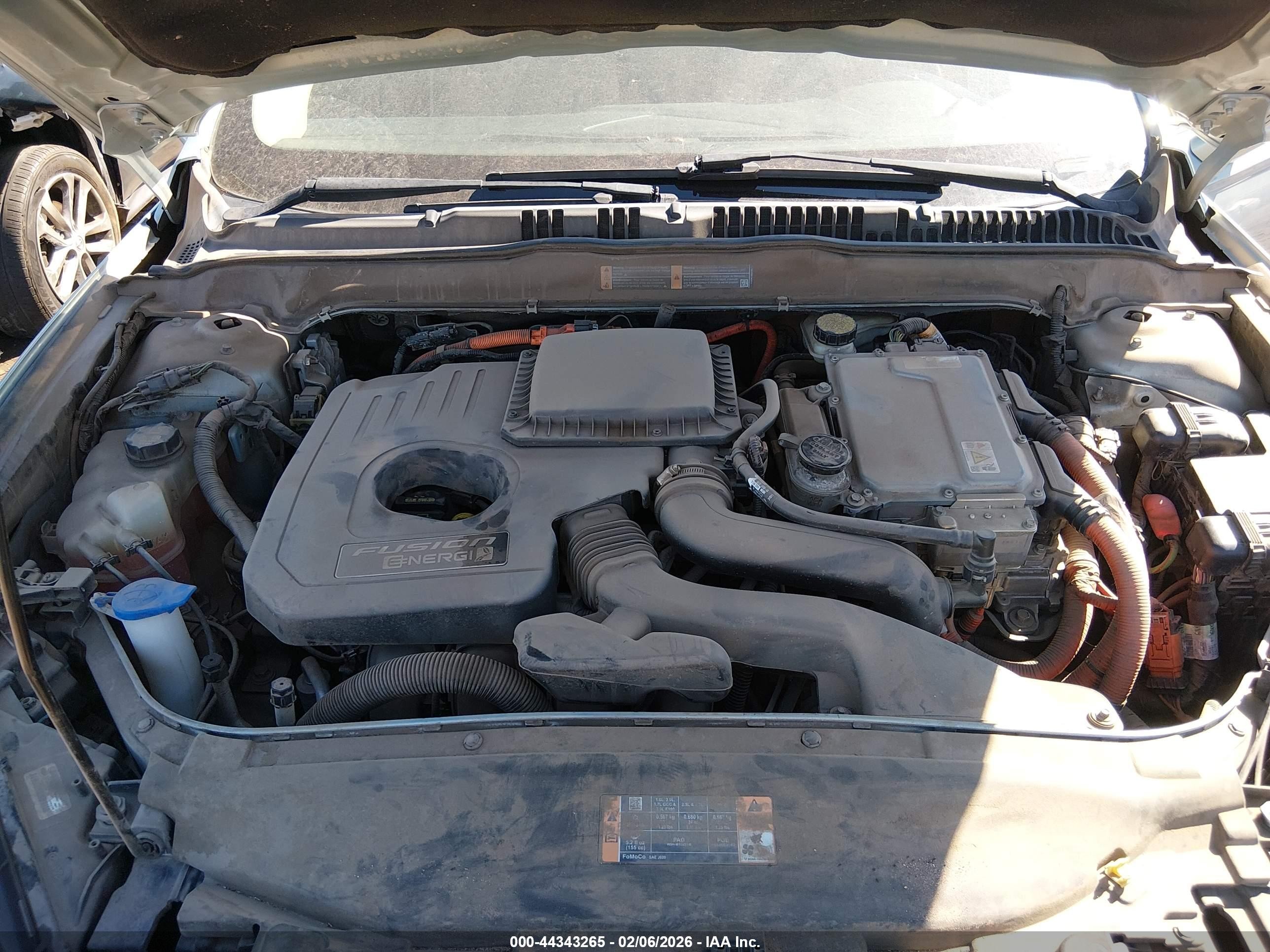 2013 Ford Fusion Energi Se Luxury Teal vin: 3FA6P0PU0DR373758