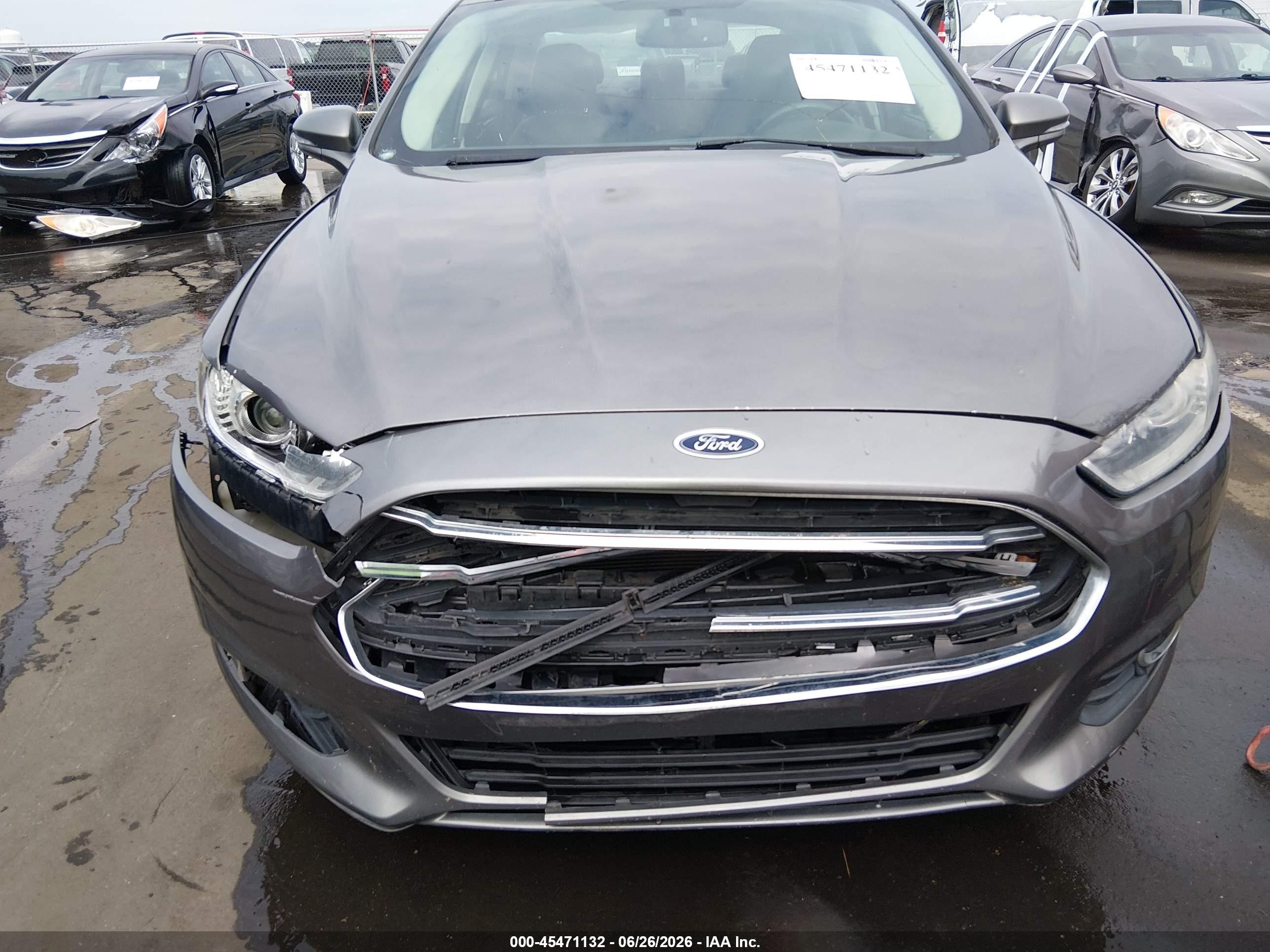 2014 Ford Fusion Energi Se Luxury Silver vin: 3FA6P0PU1ER107098