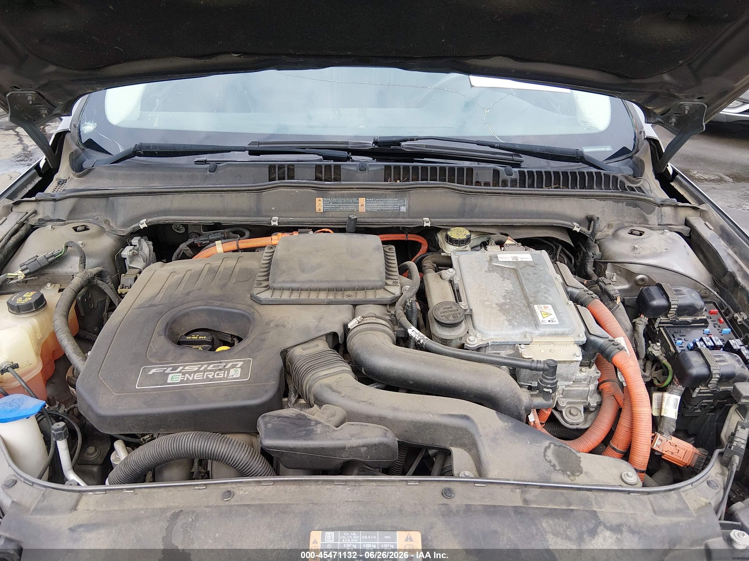 2014 Ford Fusion Energi Se Luxury Silver vin: 3FA6P0PU1ER107098