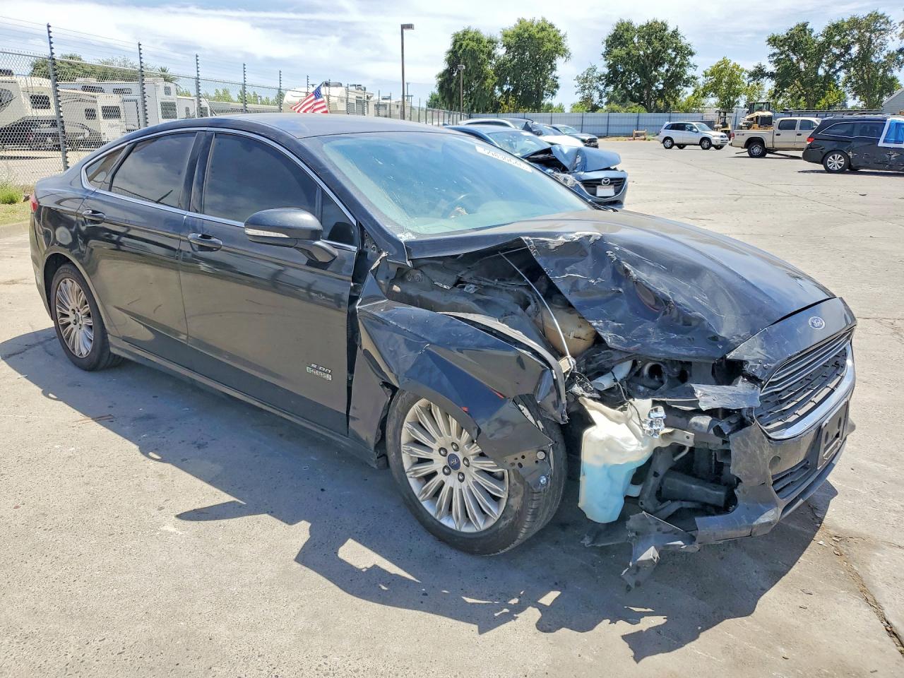 2014 Ford Fusion Se Phev Black vin: 3FA6P0PU1ER284850