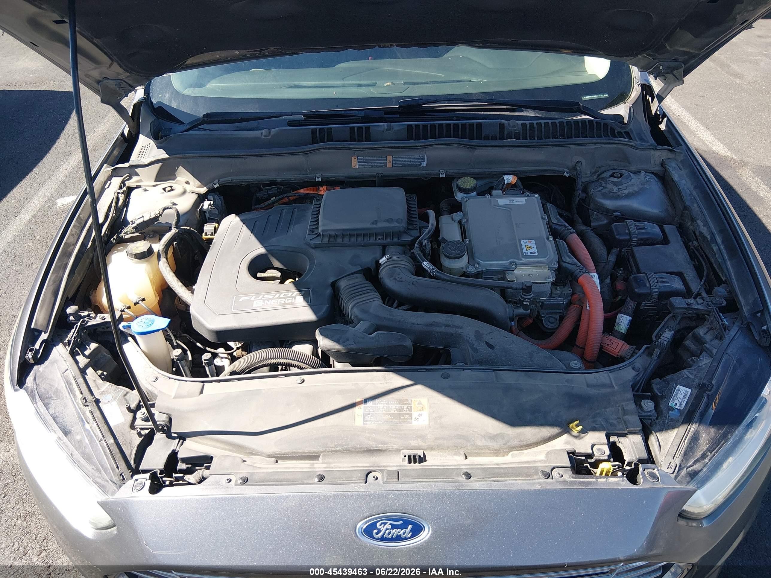 2013 Ford Fusion Energi Se Luxury Серый vin: 3FA6P0PU2DR271278