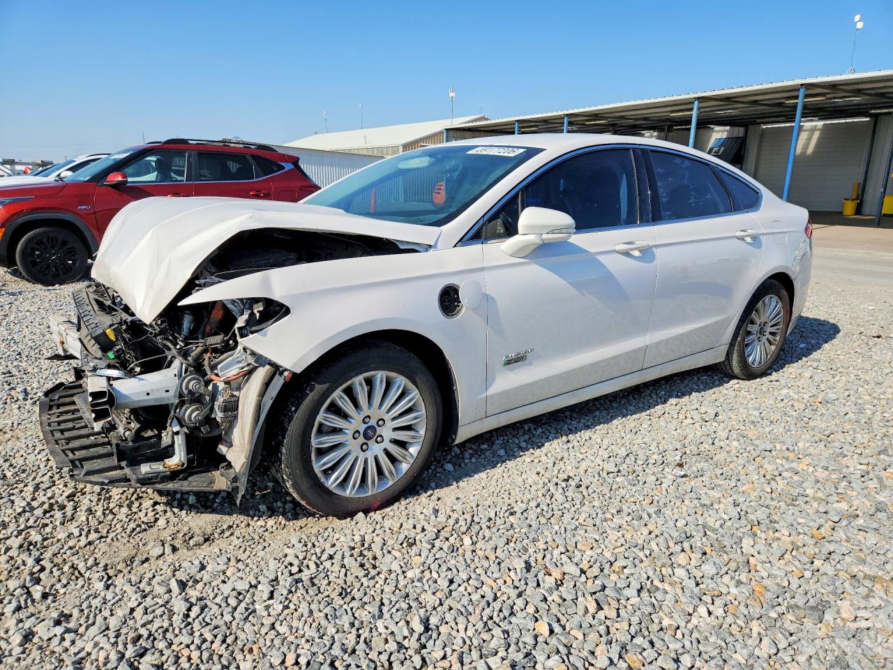 2013 Ford Fusion Se Phev Cream vin: 3FA6P0PU2DR351406