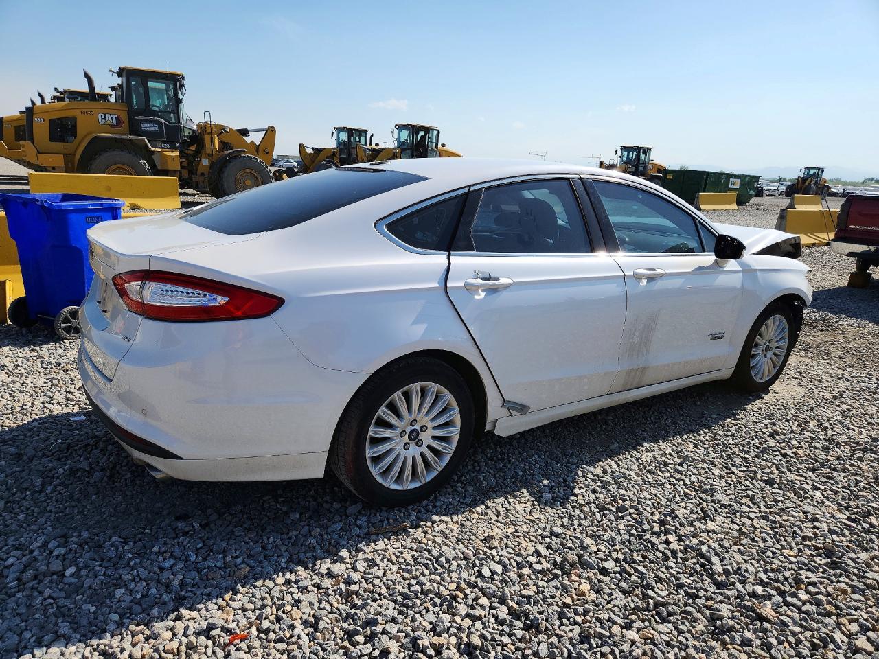 2013 Ford Fusion Se Phev Cream vin: 3FA6P0PU2DR351406