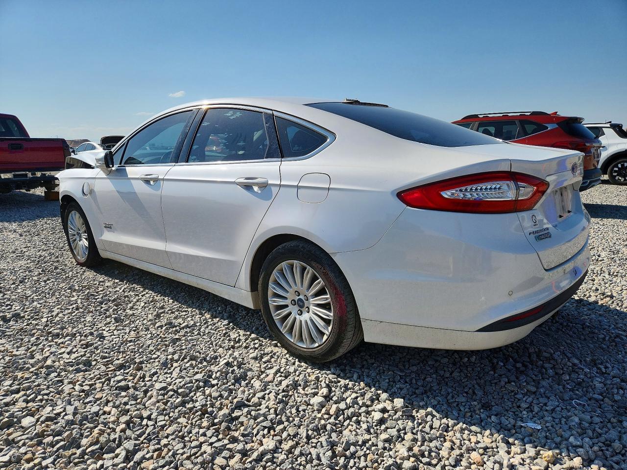2013 Ford Fusion Se Phev Cream vin: 3FA6P0PU2DR351406