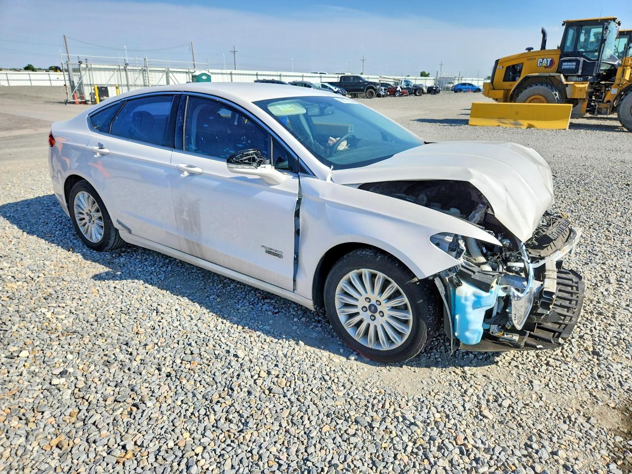 2013 Ford Fusion Se Phev Cream vin: 3FA6P0PU2DR351406