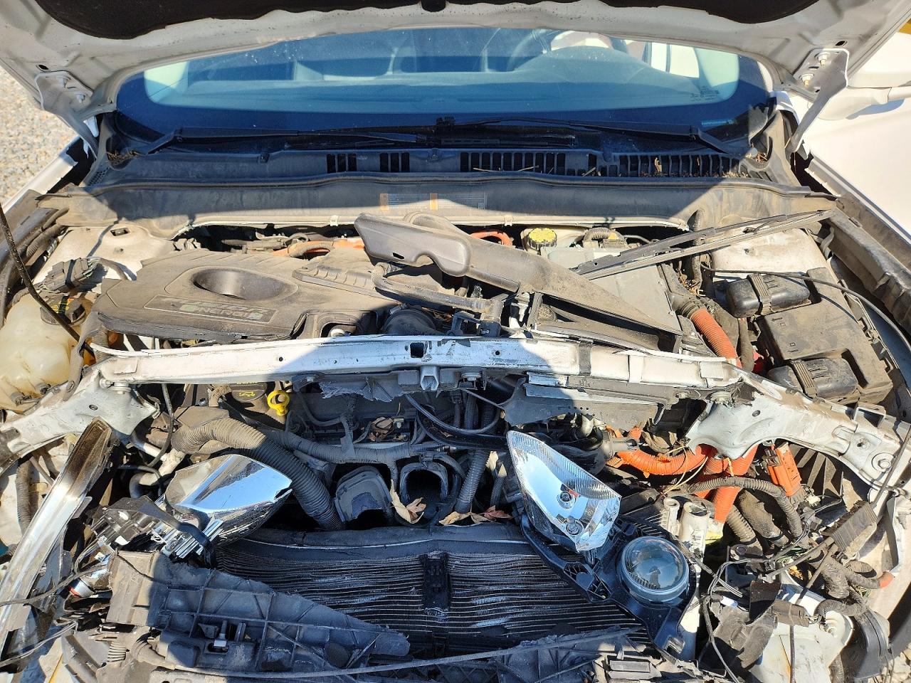 2013 Ford Fusion Se Phev Cream vin: 3FA6P0PU2DR351406