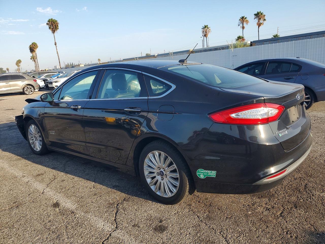 2014 Ford Fusion Se Phev Black vin: 3FA6P0PU2ER111516