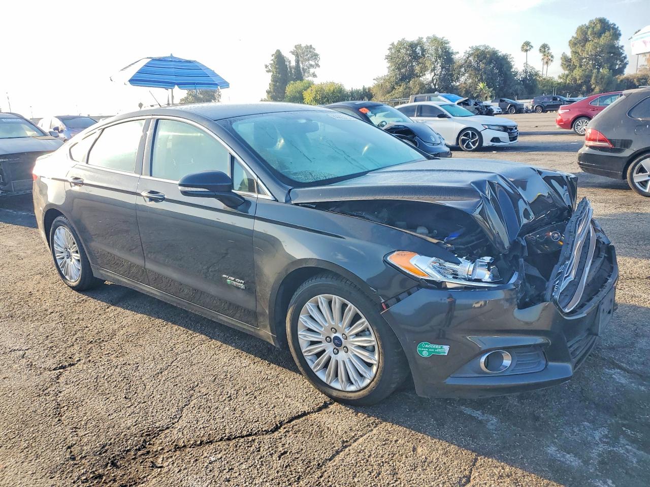 2014 Ford Fusion Se Phev Black vin: 3FA6P0PU2ER111516